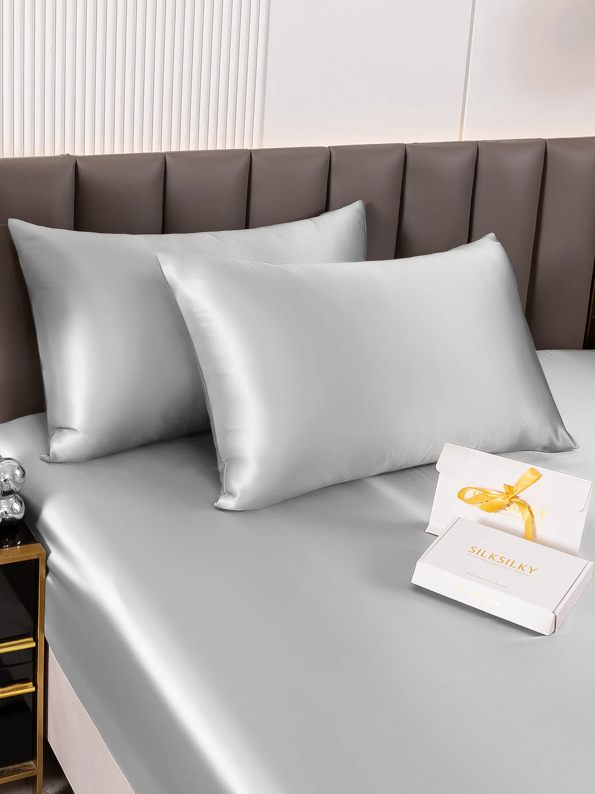 2Pcs 22Momme Pure Silk Pillowcases Bundle - Envelope Closure - Image 49