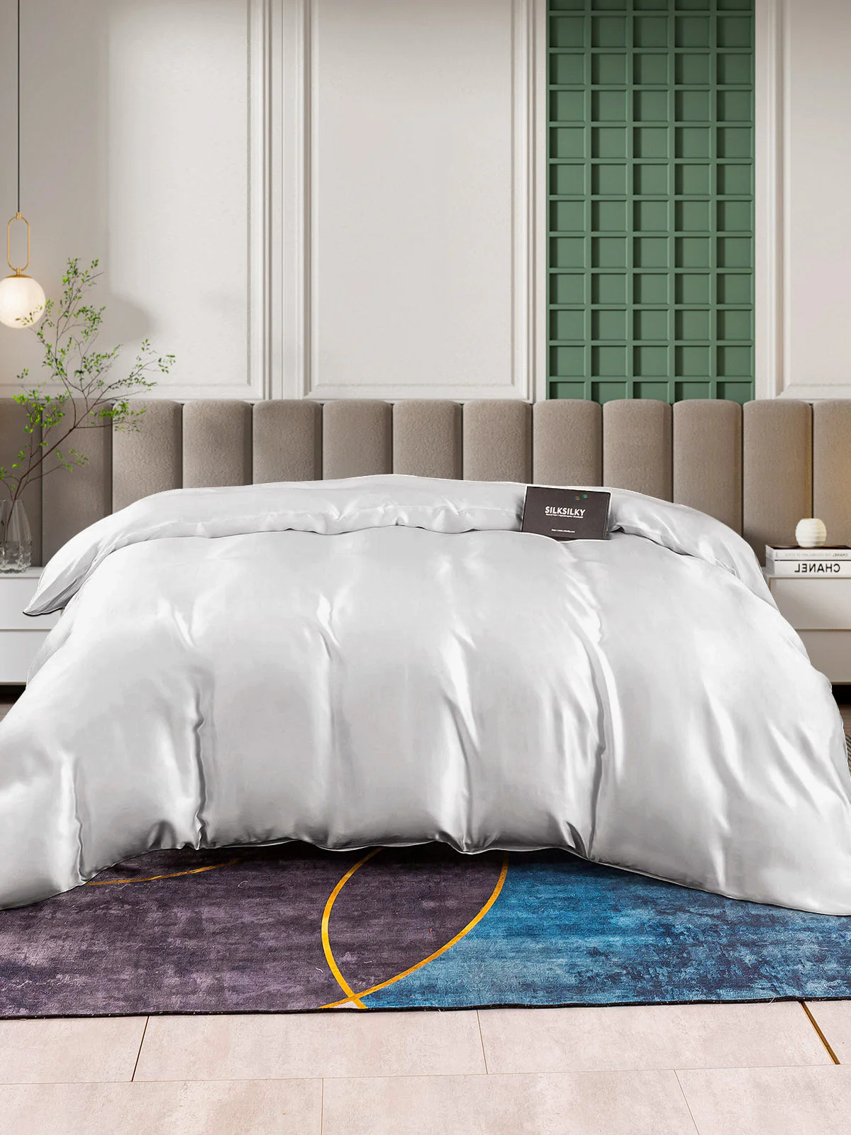 25Momme Mulberry Silk Seamless Duvet Cover (WITHOUT PILLOWCASES) - Image 10