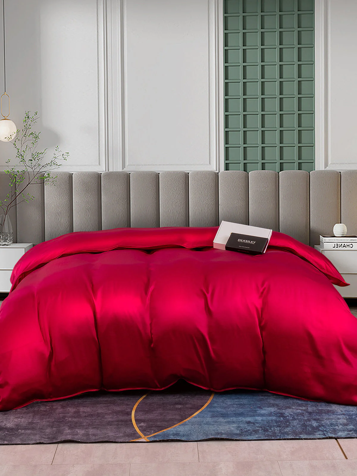 25Momme Mulberry Silk Seamless Duvet Cover (WITHOUT PILLOWCASES) - Image 13
