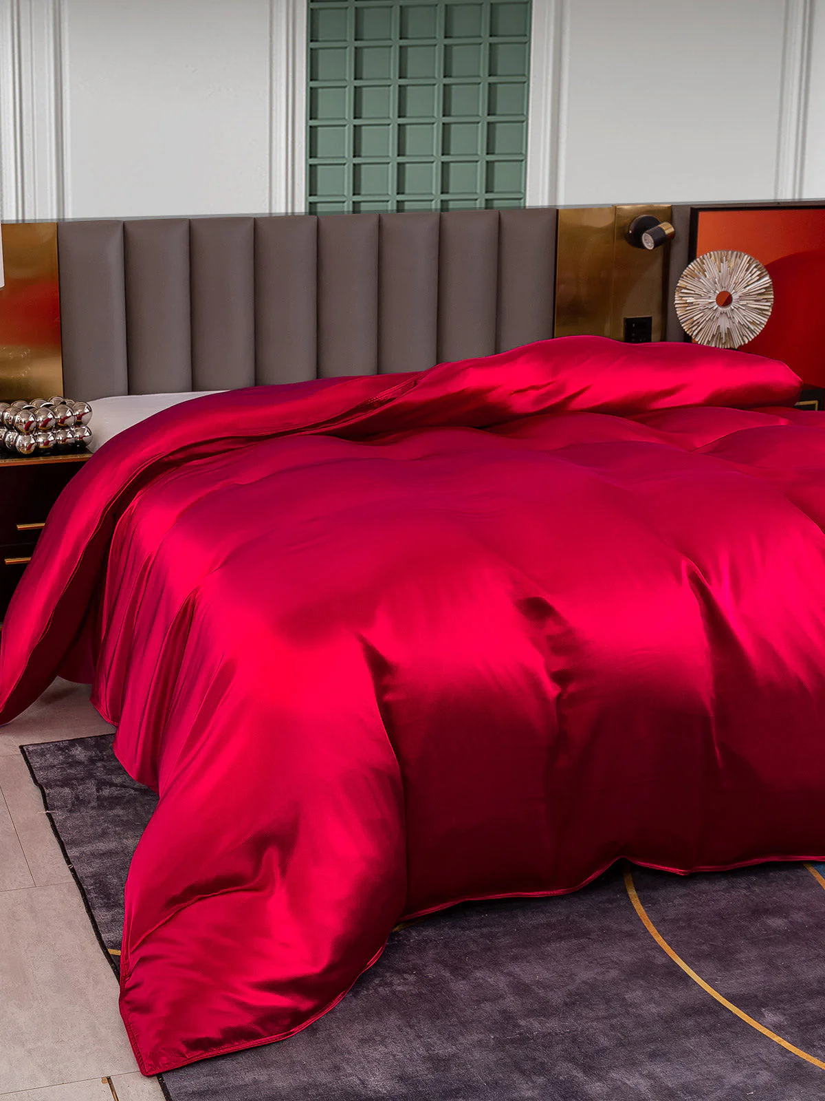 25Momme Mulberry Silk Seamless Duvet Cover (WITHOUT PILLOWCASES) - Image 14