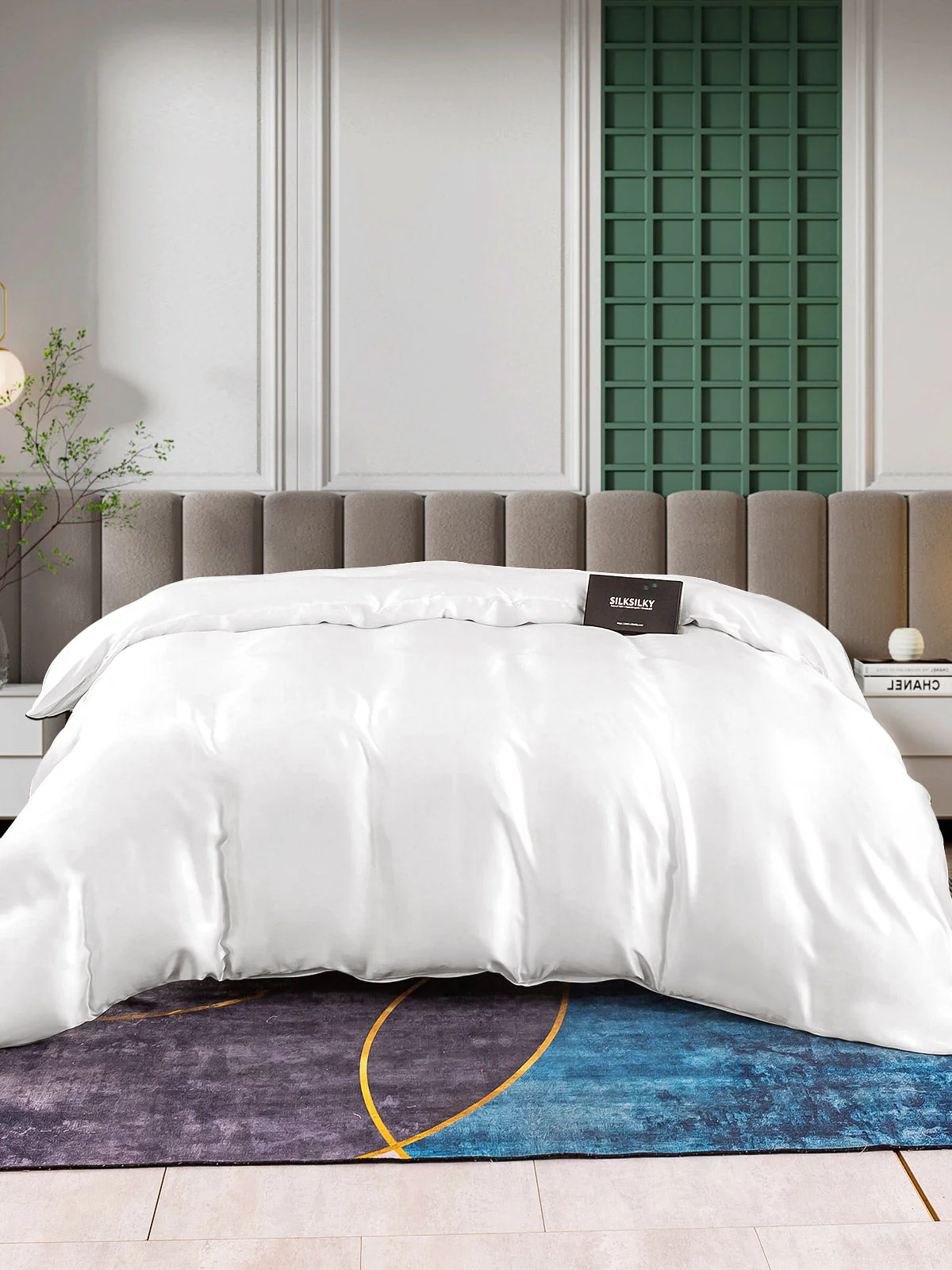 25Momme Mulberry Silk Seamless Duvet Cover (WITHOUT PILLOWCASES) - Image 19