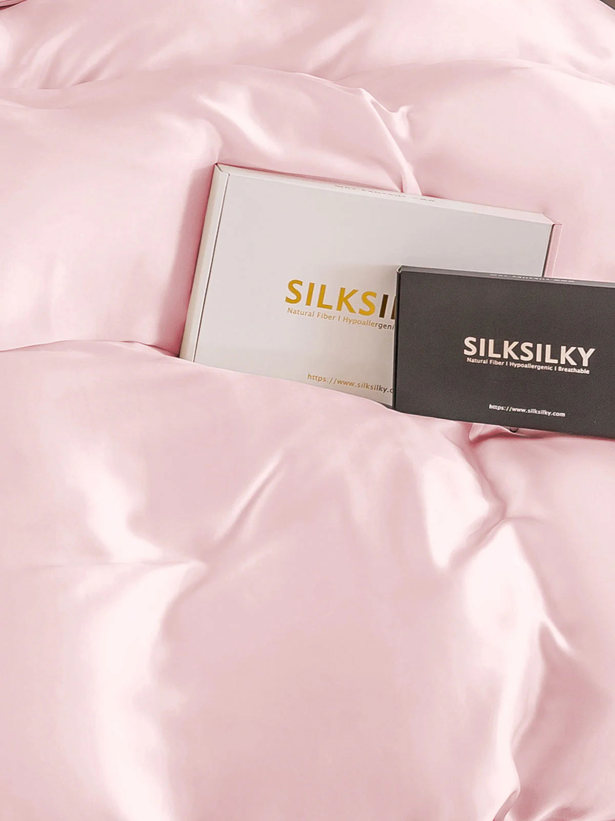 25Momme Mulberry Silk Seamless Duvet Cover (WITHOUT PILLOWCASES) - Image 3
