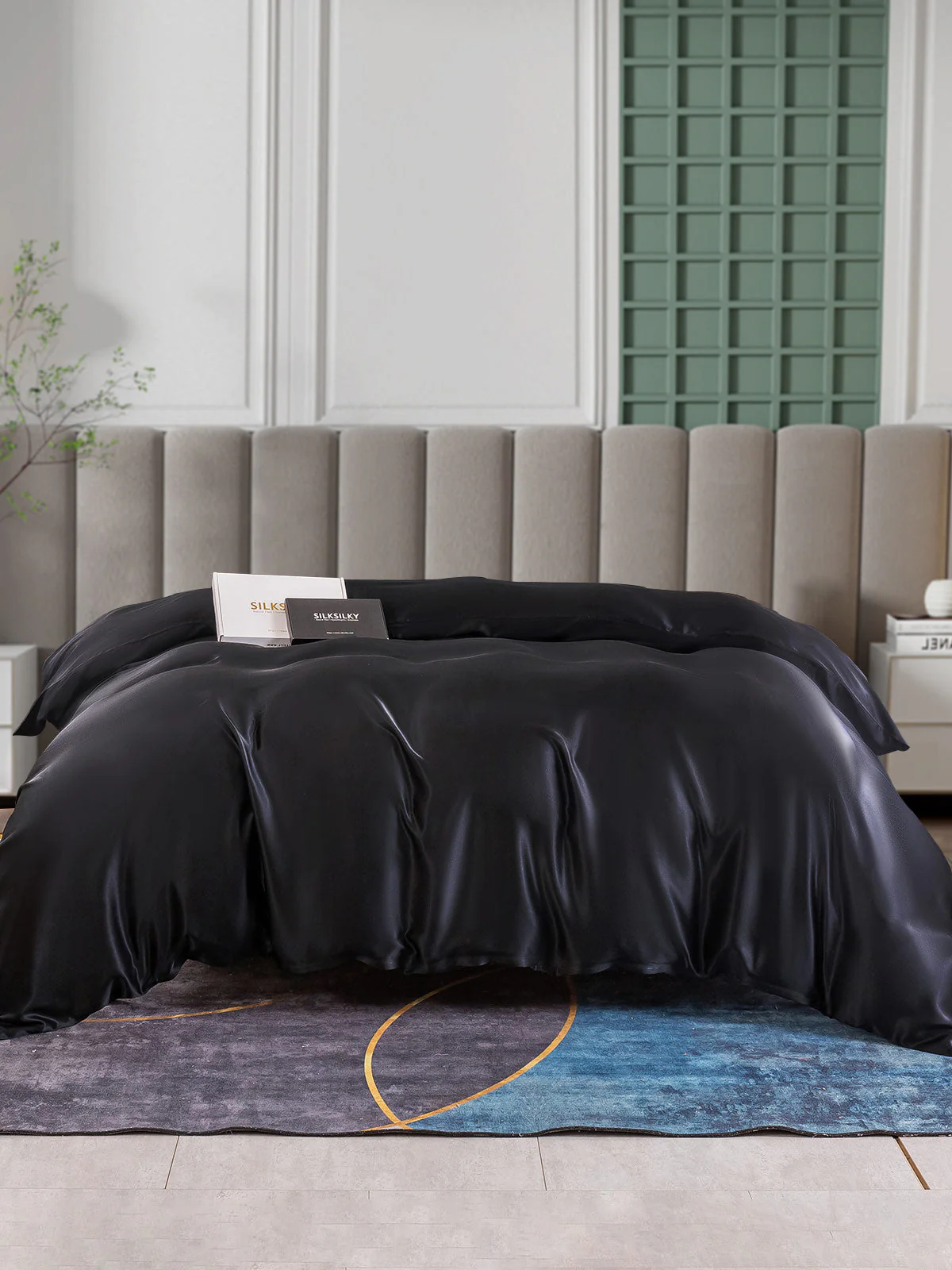 25Momme Mulberry Silk Seamless Duvet Cover (WITHOUT PILLOWCASES) - Image 30