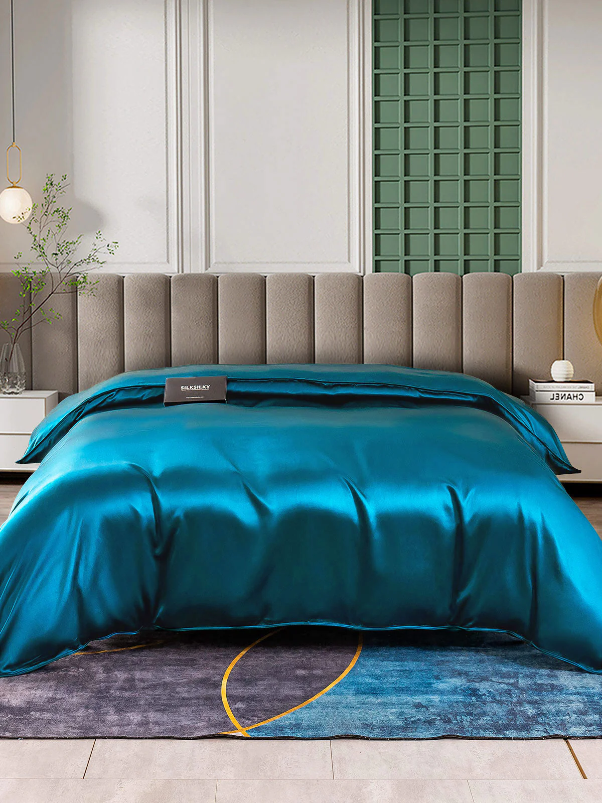 25Momme Mulberry Silk Seamless Duvet Cover (WITHOUT PILLOWCASES) - Image 35