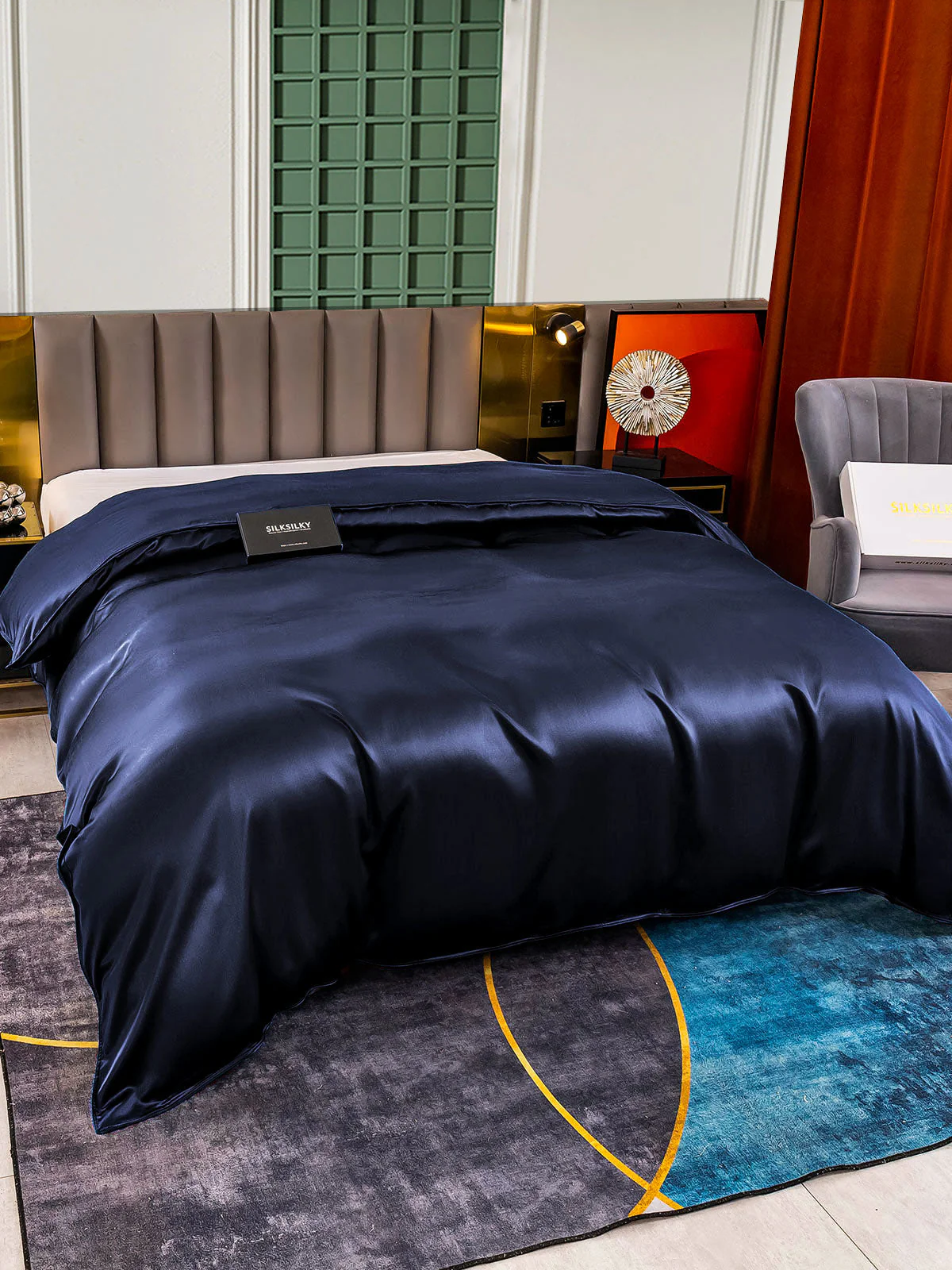 25Momme Mulberry Silk Seamless Duvet Cover (WITHOUT PILLOWCASES) - Image 6