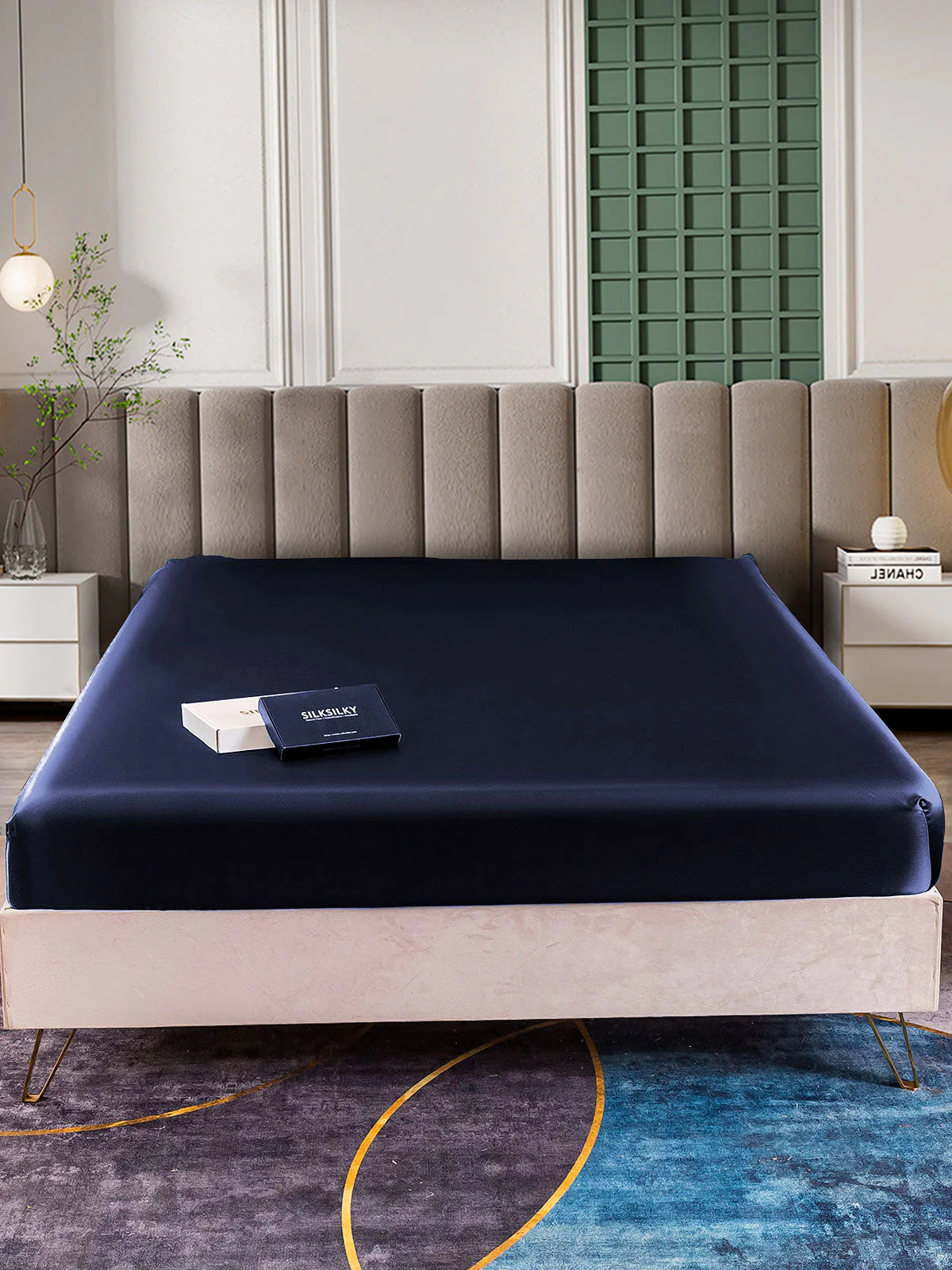 25Momme Mulberry Silk Seamless Fitted Sheet - Image 8