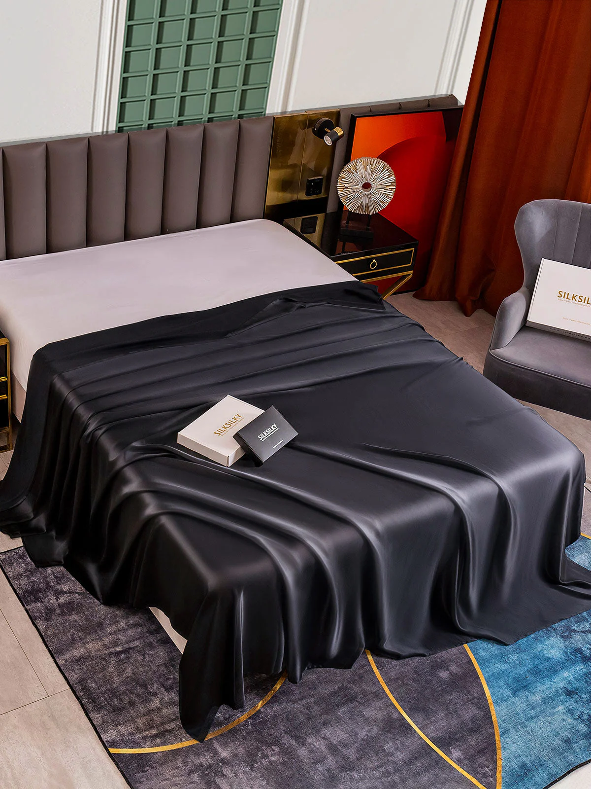 25Momme Mulberry Silk Seamless Flat Sheet - Image 11