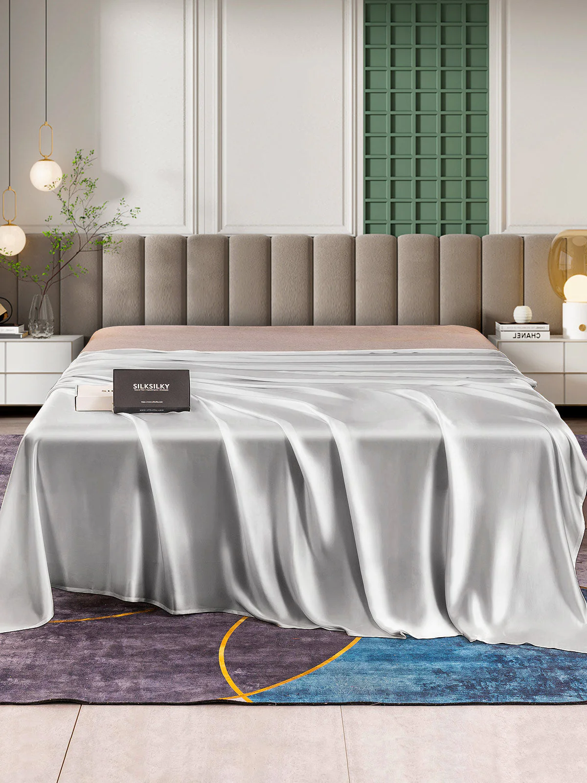 25Momme Mulberry Silk Seamless Flat Sheet - Image 20