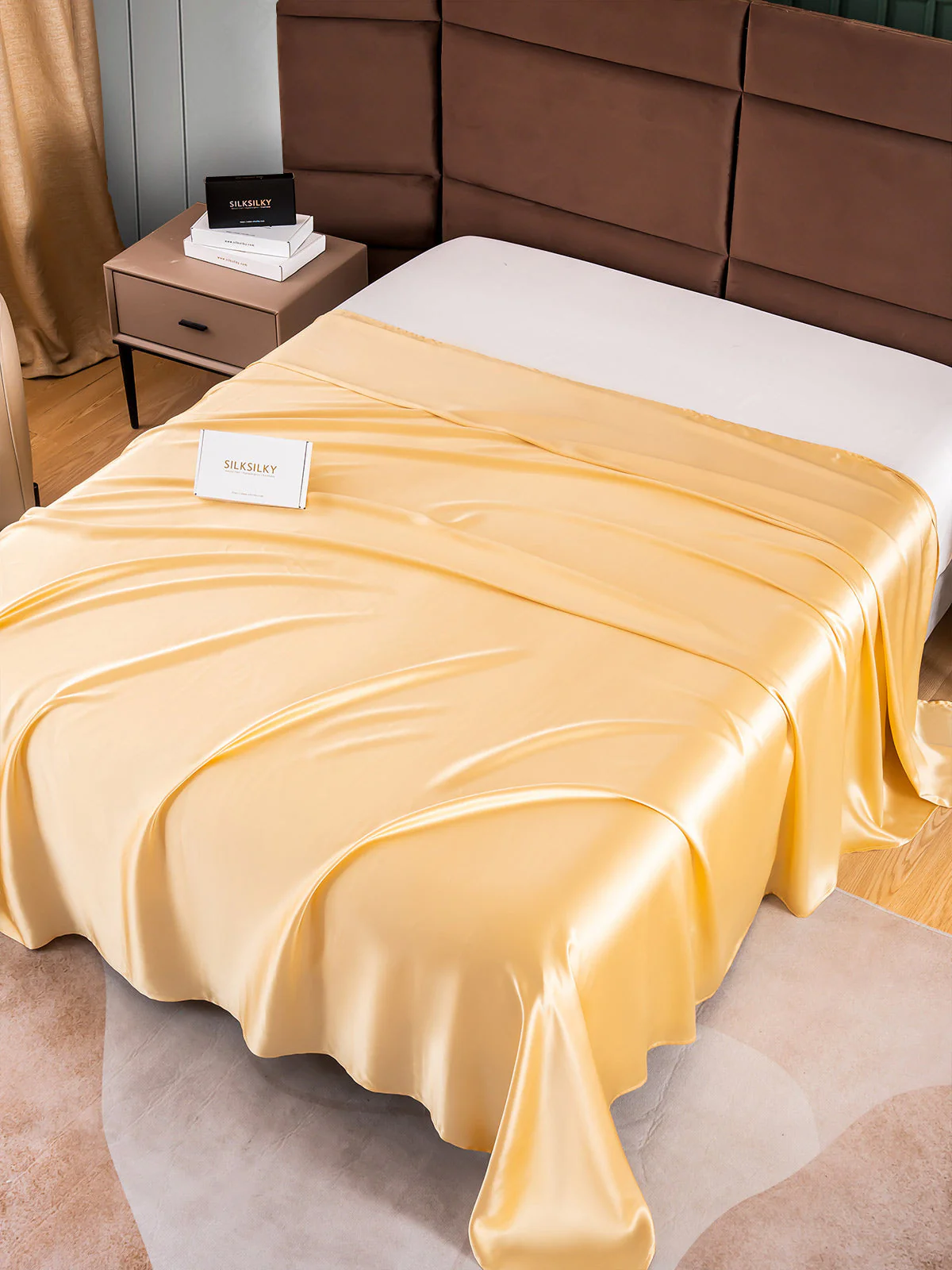 25Momme Mulberry Silk Seamless Flat Sheet - Image 22