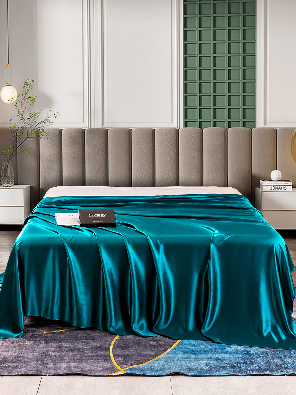 25Momme Mulberry Silk Seamless Flat Sheet - Image 26