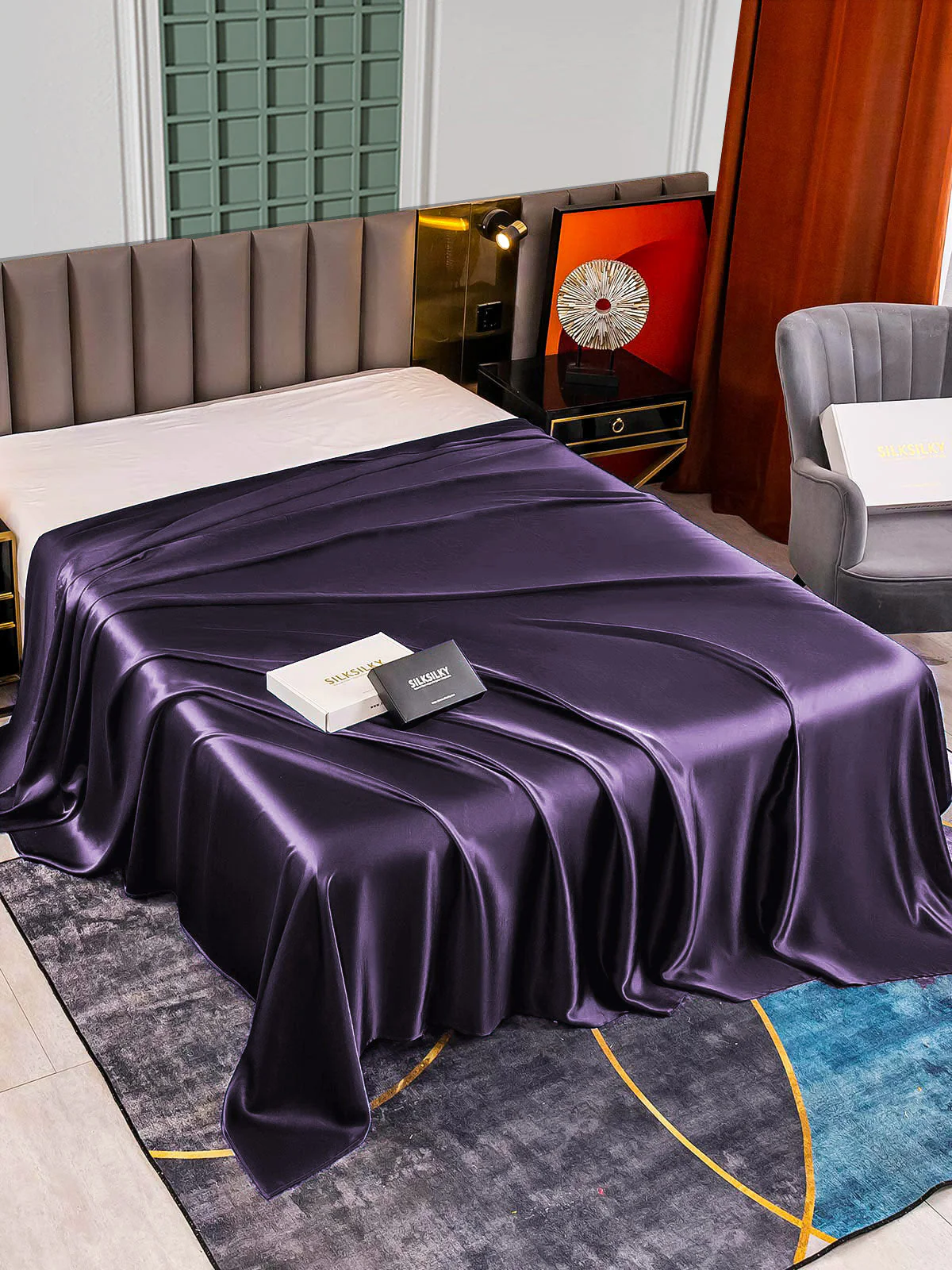 25Momme Mulberry Silk Seamless Flat Sheet - Image 31