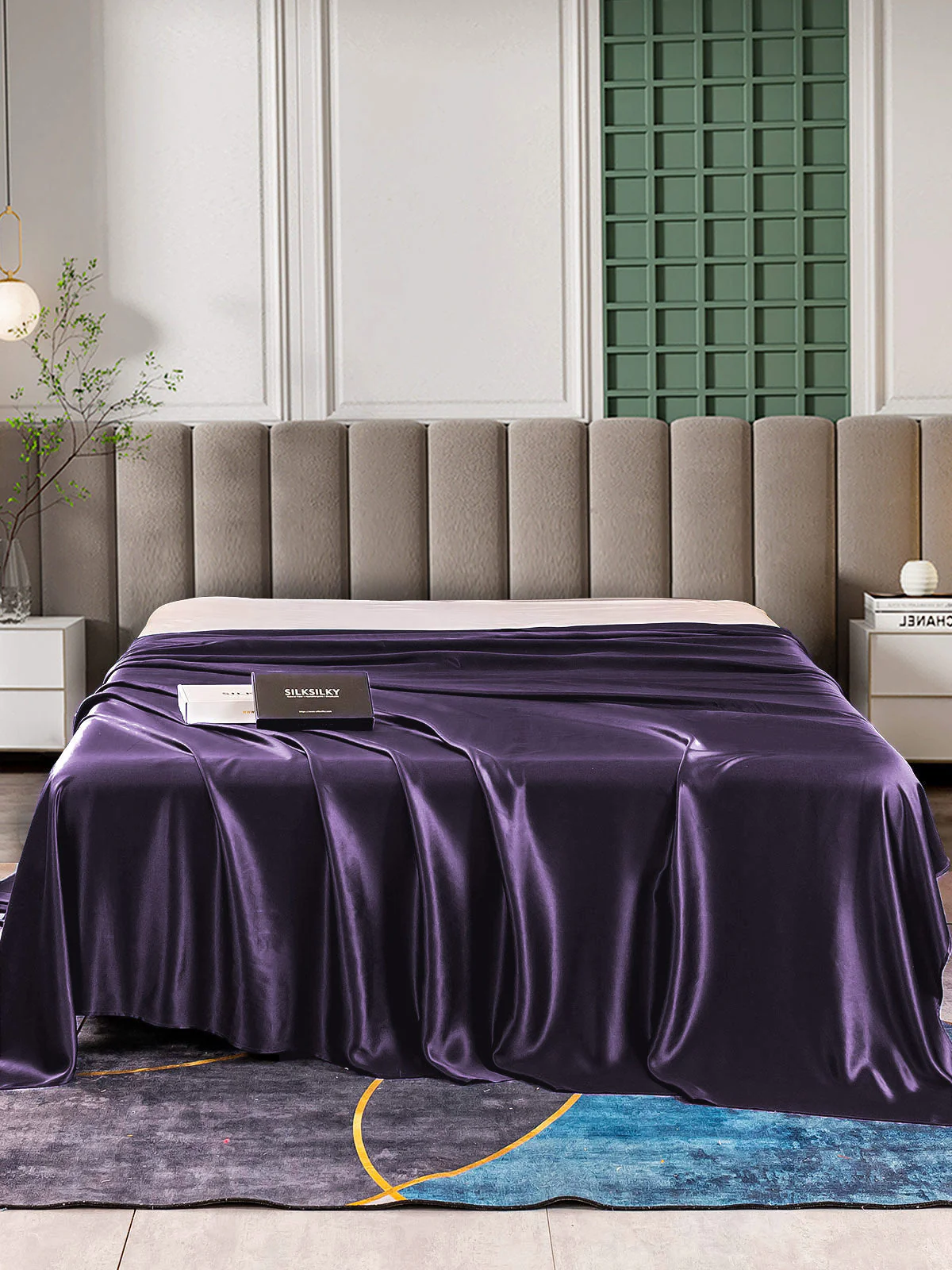 25Momme Mulberry Silk Seamless Flat Sheet - Image 32