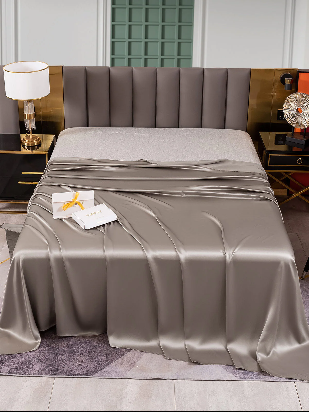 25Momme Mulberry Silk Seamless Flat Sheet - Image 35