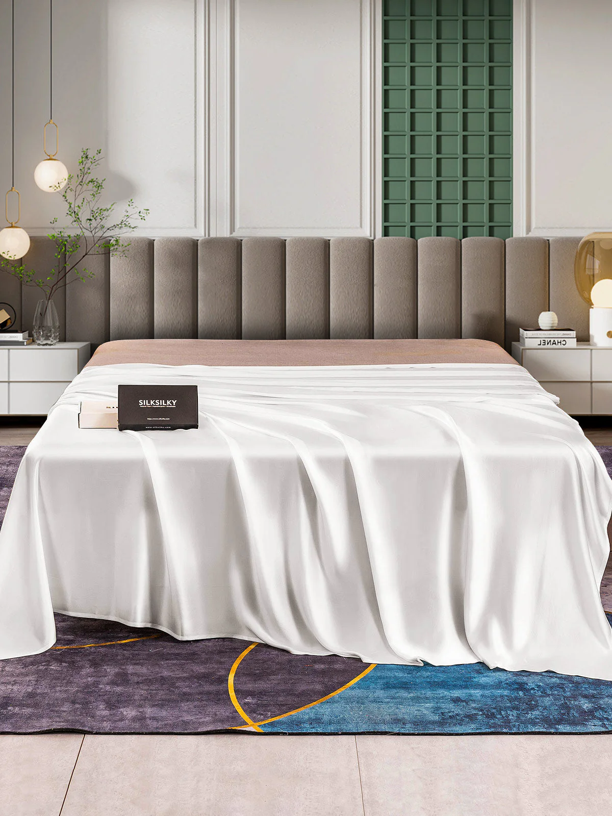 25Momme Mulberry Silk Seamless Flat Sheet - Image 7