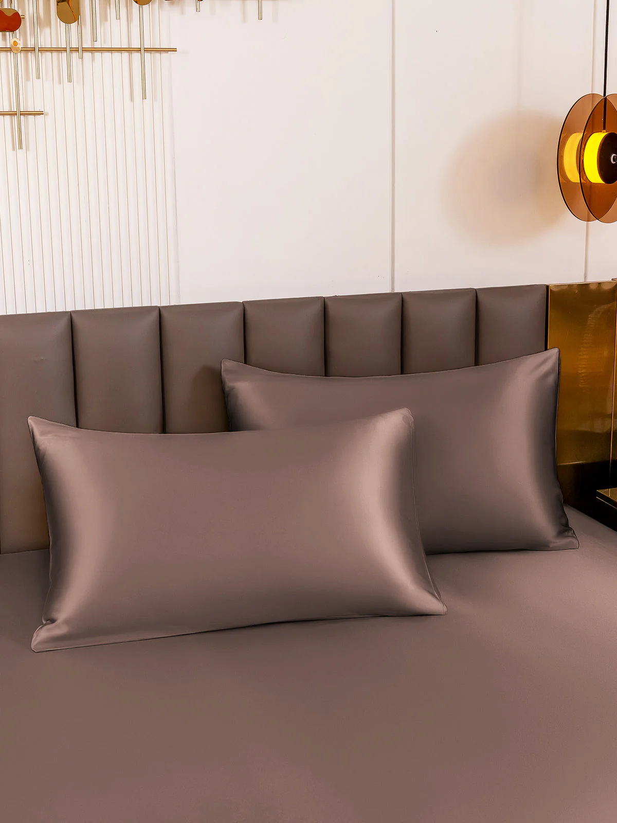 2Pcs 19Momme Pure Silk Pillowcases Bundle - Hidden Zipper - Image 108