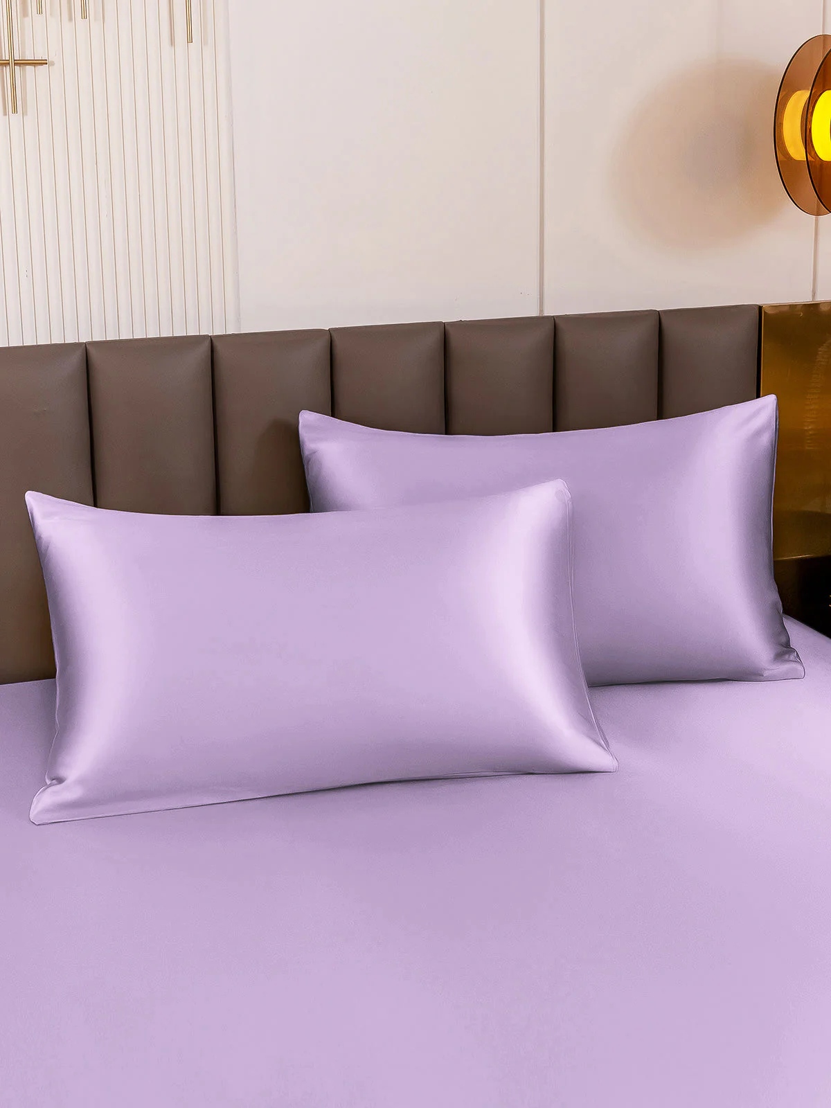 2Pcs 19Momme Pure Silk Pillowcases Bundle - Hidden Zipper - Image 115
