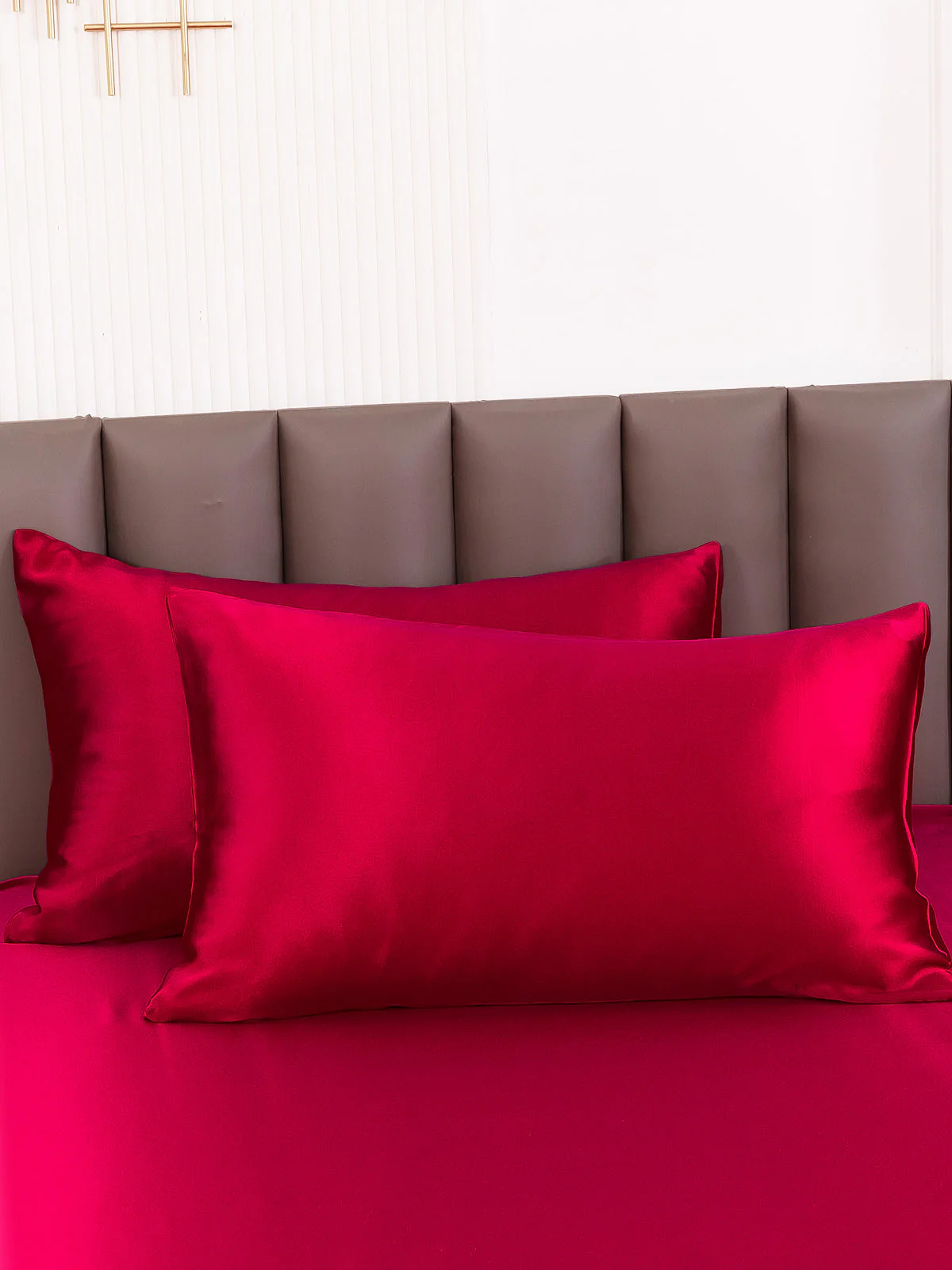 2Pcs 19Momme Pure Silk Pillowcases Bundle - Hidden Zipper - Image 22