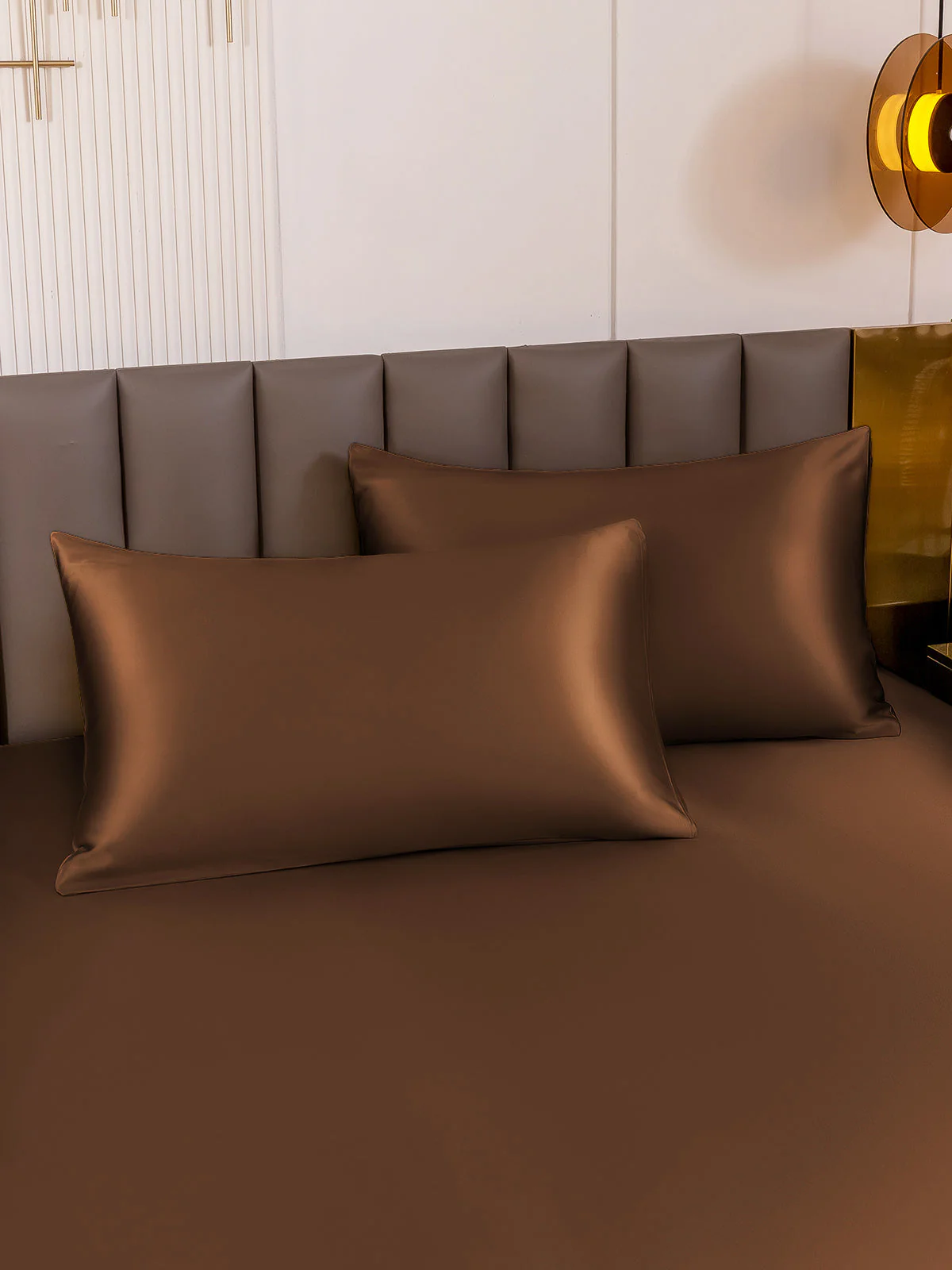2Pcs 19Momme Pure Silk Pillowcases Bundle - Hidden Zipper - Image 90