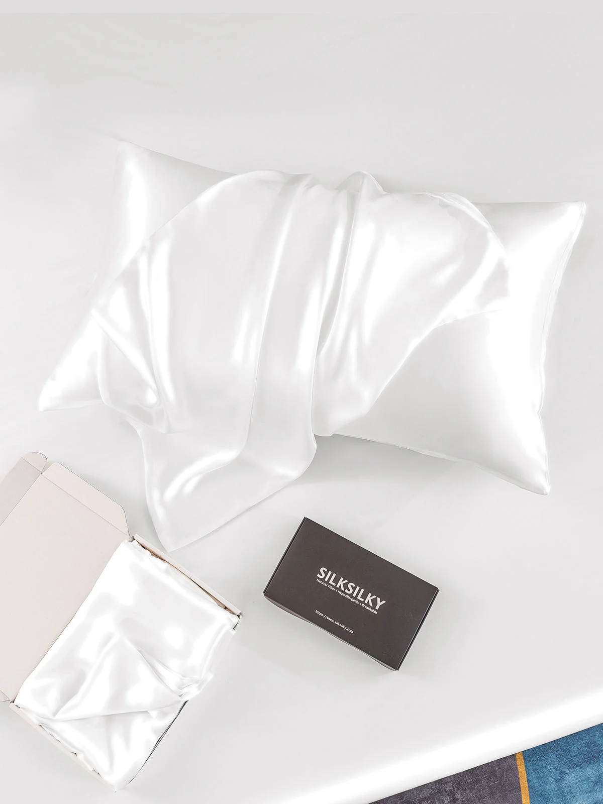 2Pcs 22Momme 100% Silk Pillowcases Bundle - Hidden Zipper - Image 30
