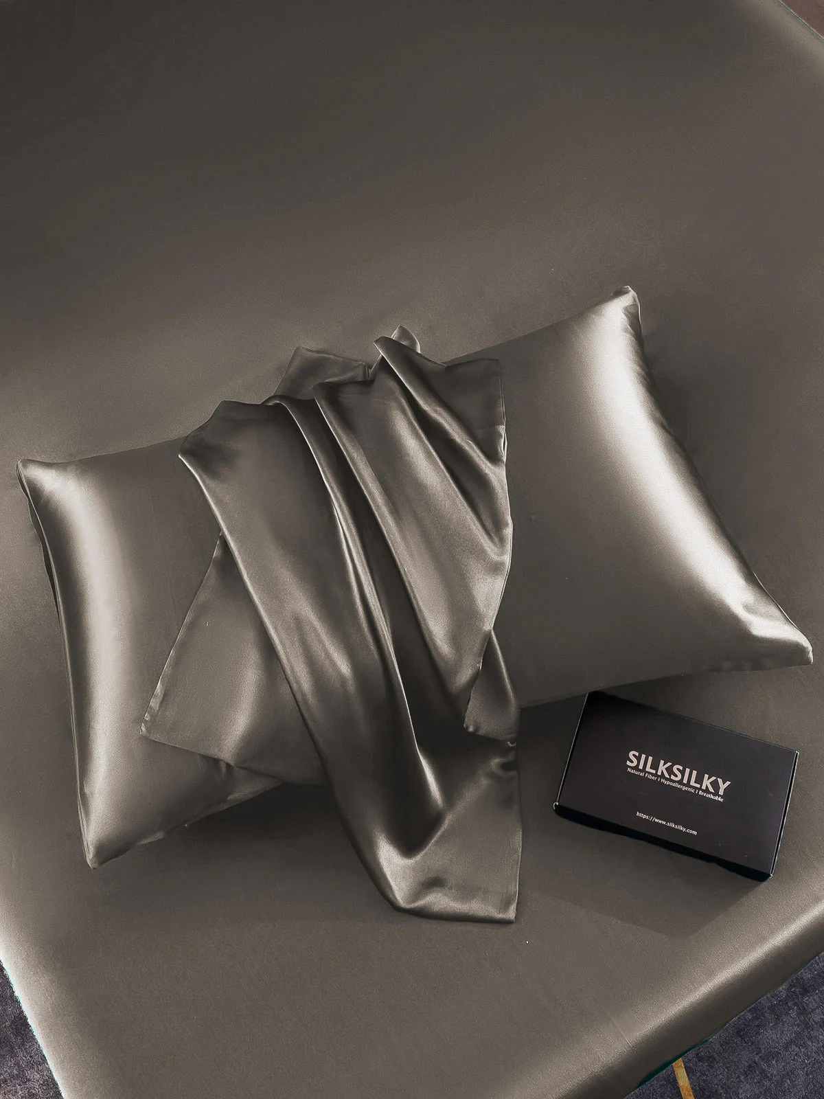 2Pcs 30Momme 100% Silk Pillowcases Bundle- Envelope - Image 36