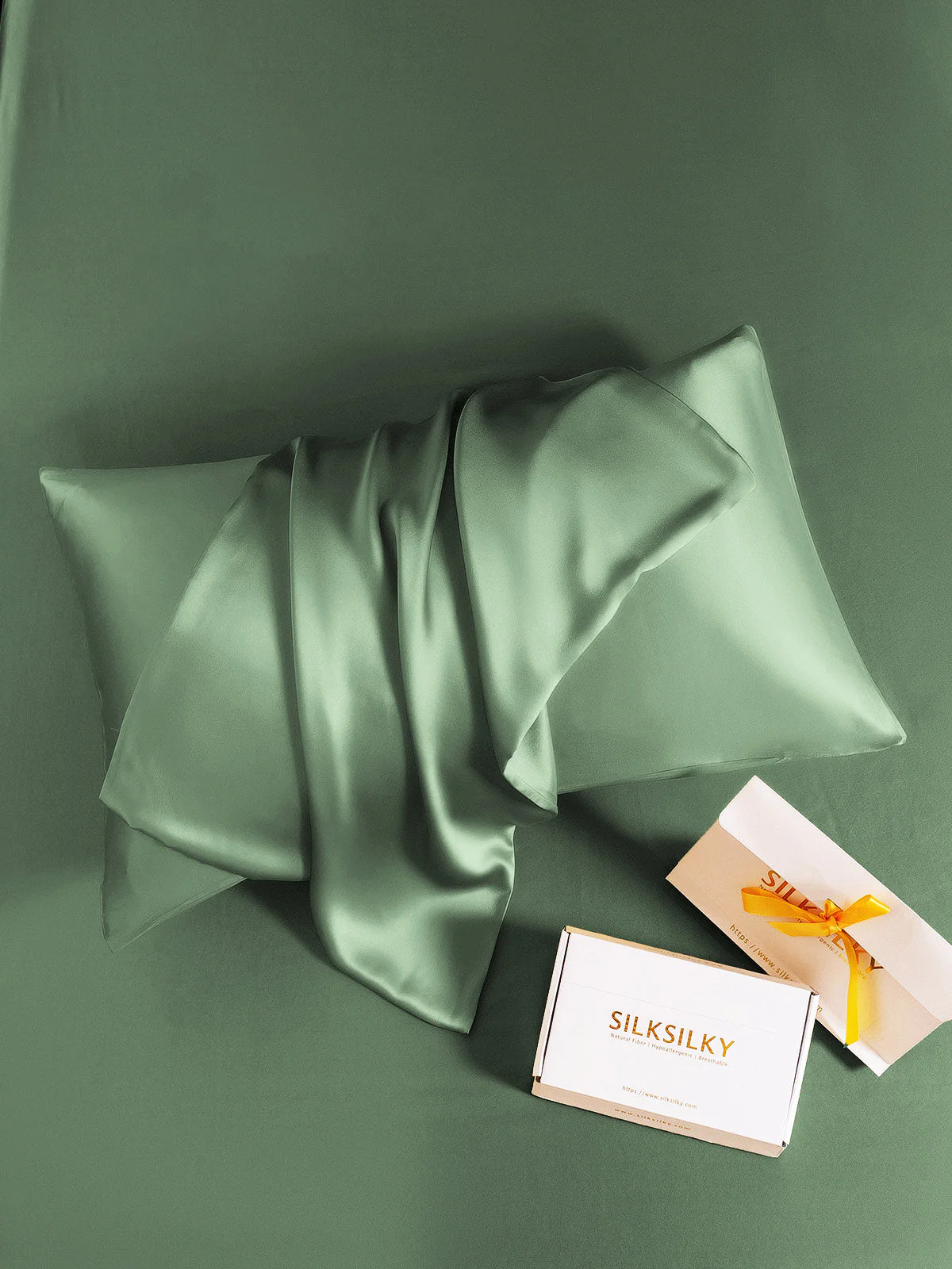 2Pcs 30Momme 100% Silk Pillowcases Bundle- Envelope - Image 60