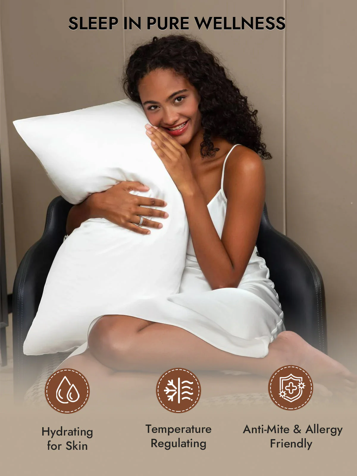 2Pcs 30Momme 100% Silk Pillowcases Bundle- Hidden Zipper - Image 5