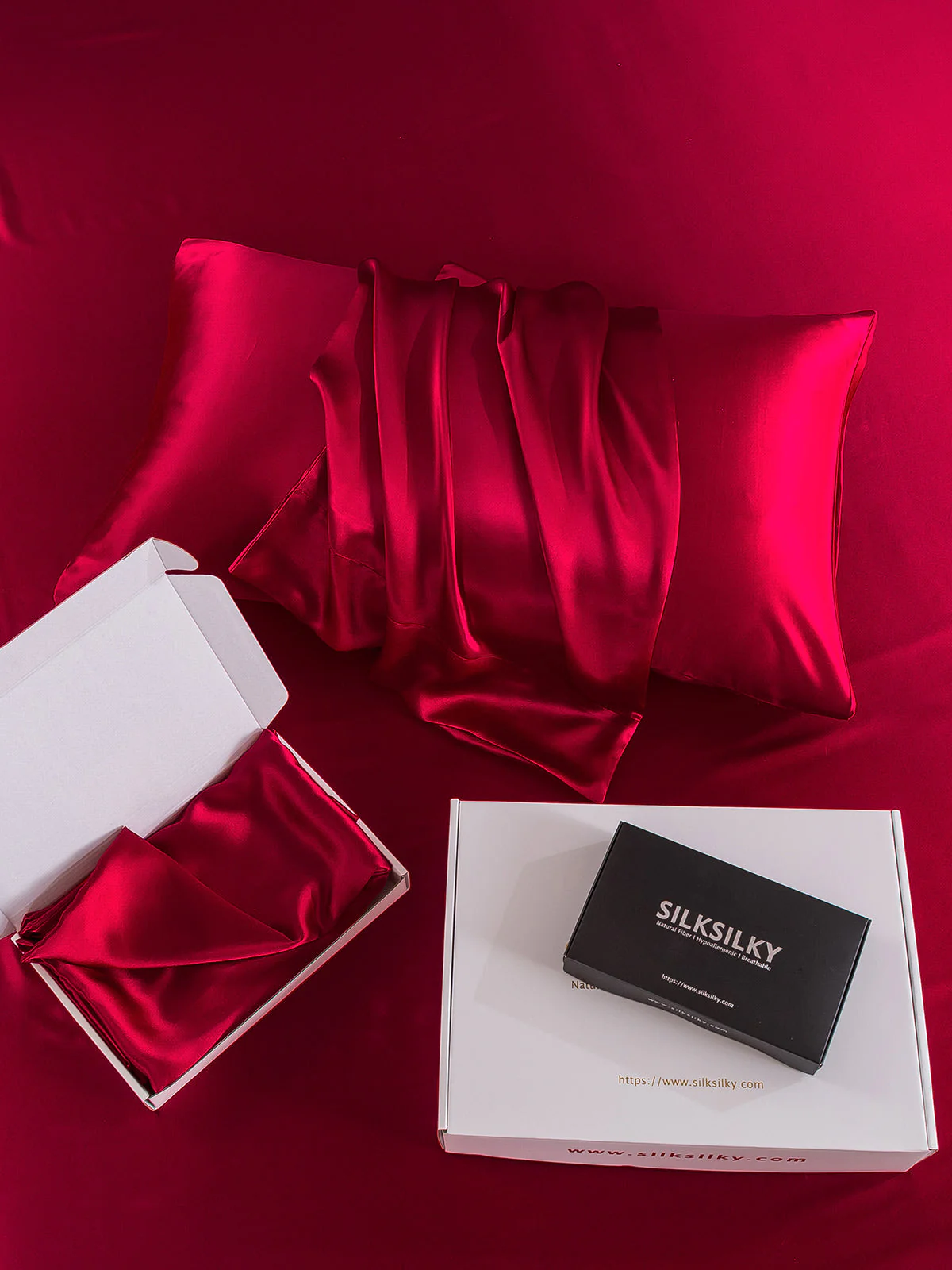 30Momme Luxurious 100% Silk Pillowcase - Envelope - Image 38