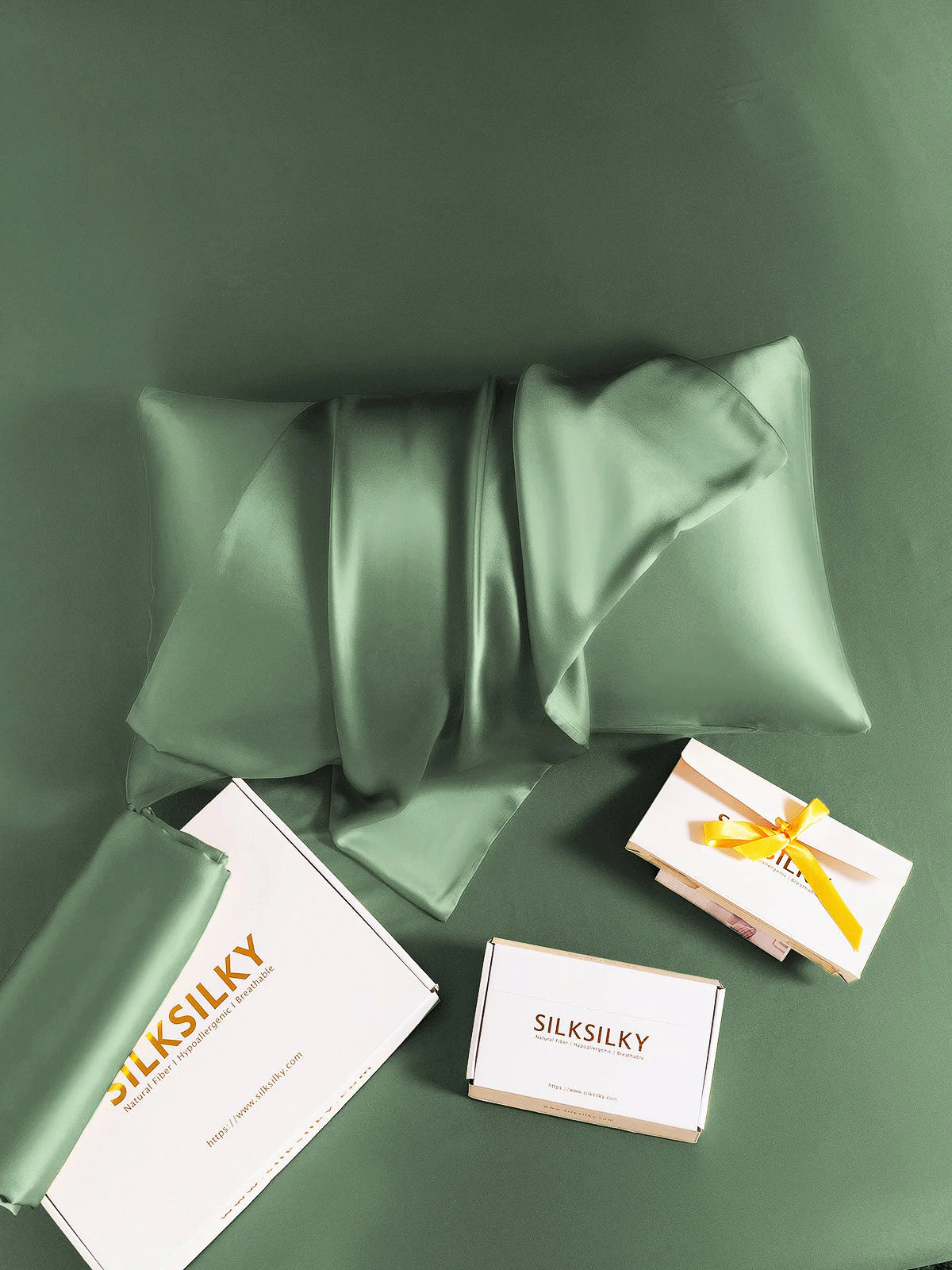 30Momme Luxurious 100% Silk Pillowcase - Envelope - Image 62