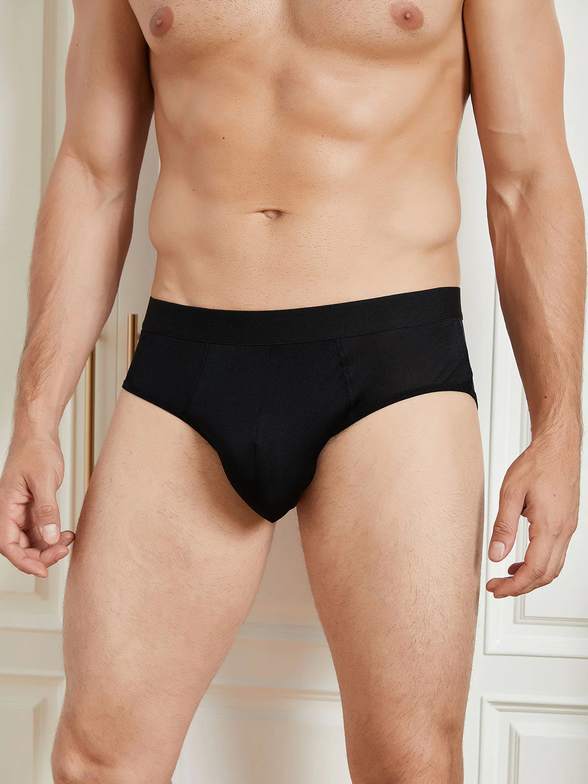 3Pcs Men Briefs Breathable Pure Silk Underwear - Image 8