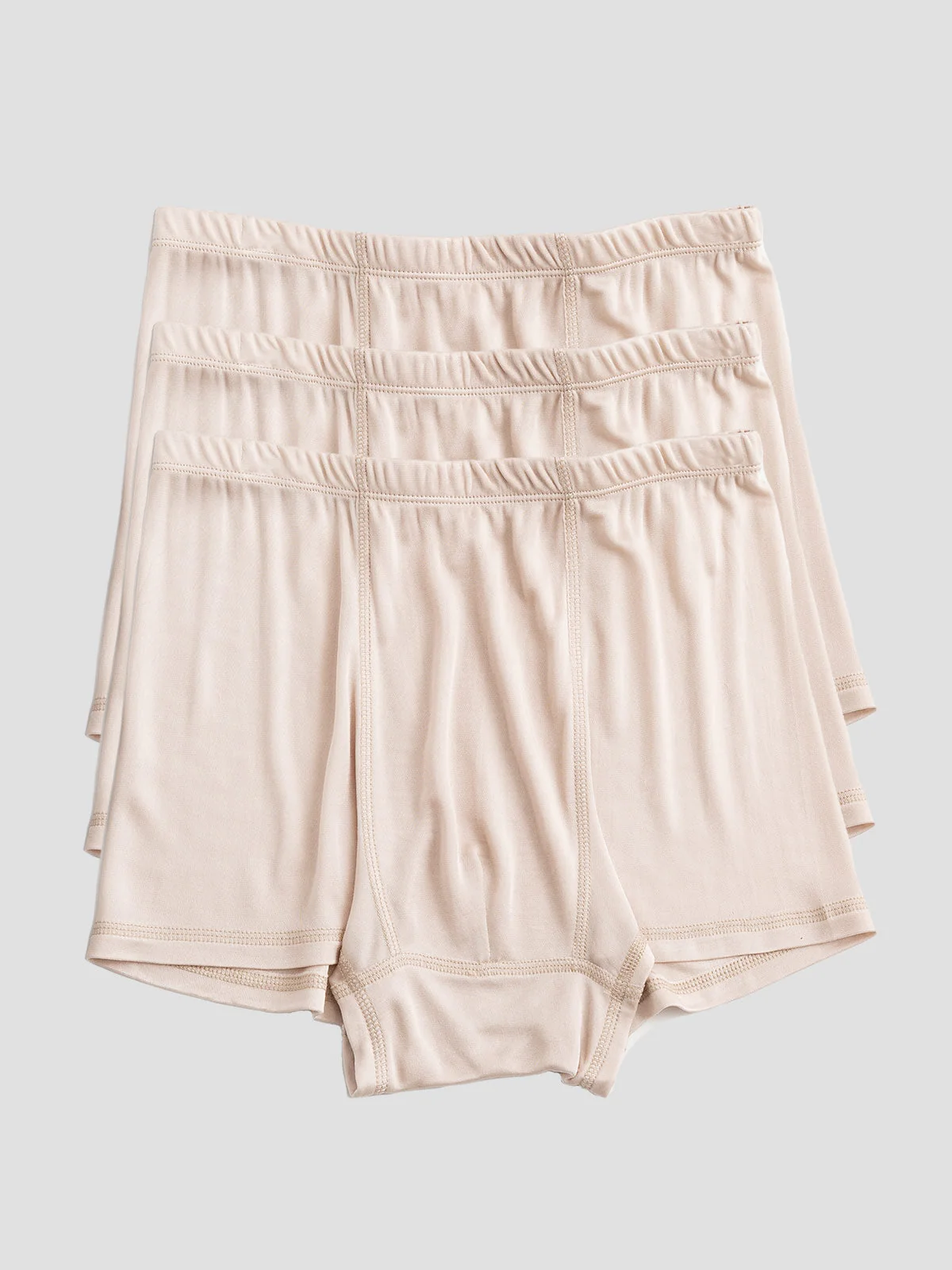 3Pcs Men‘s Pure Silk Boxer Briefs Underwear - Image 15