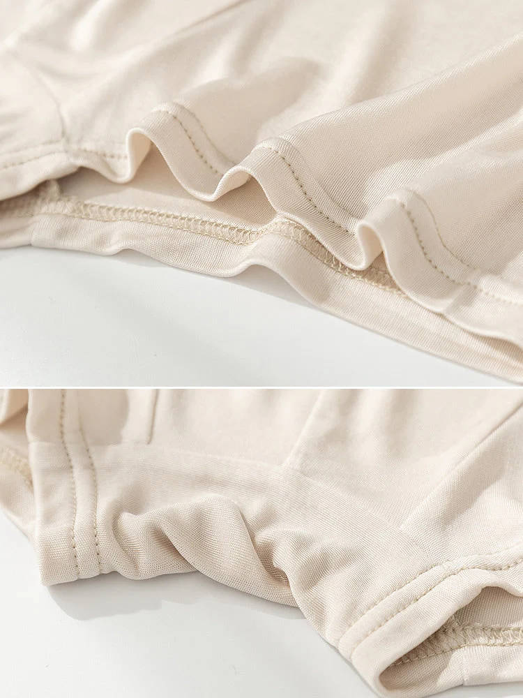 3Pcs Men‘s Ultra Soft Comfy Pure Silk Boxer Underwear - Image 10