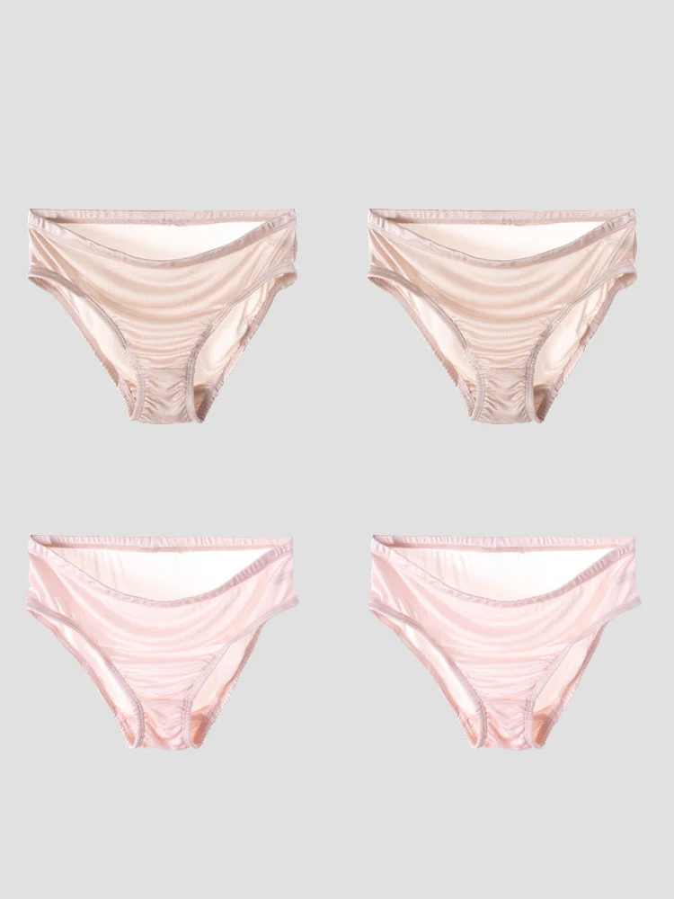 4Pcs Mulberry Silk Jersey Panties (Bra NOT Included) - Image 31