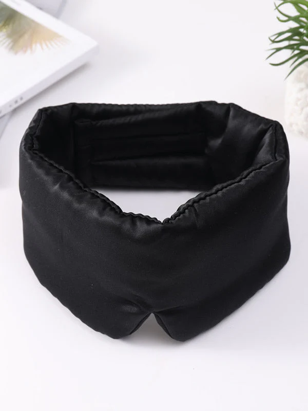 Adjustable Velcro Wrap-Around Silk Sleep Eye Mask - Image 6