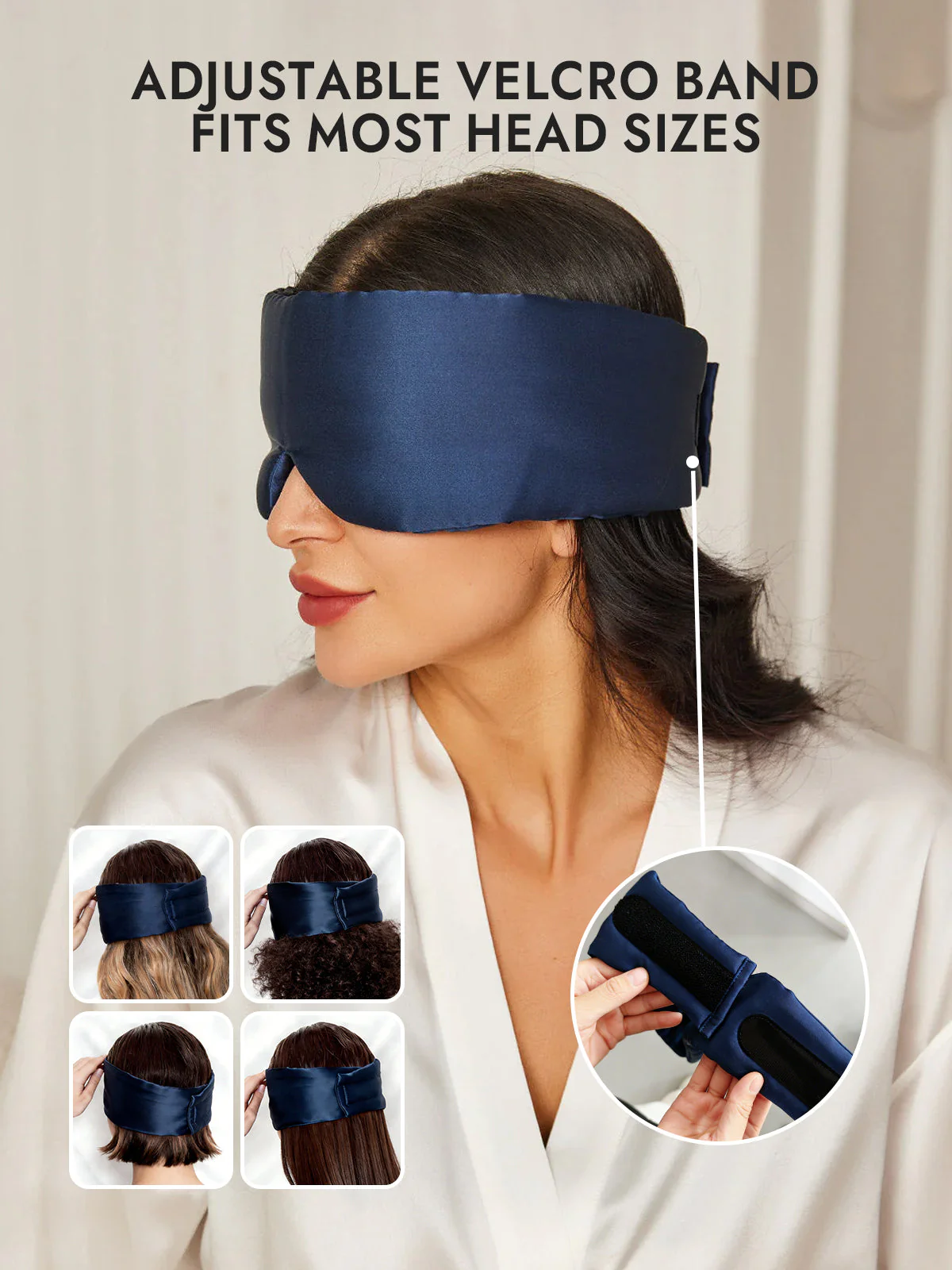 Elegant One Piece Silk Sleep Eye Mask - Image 10