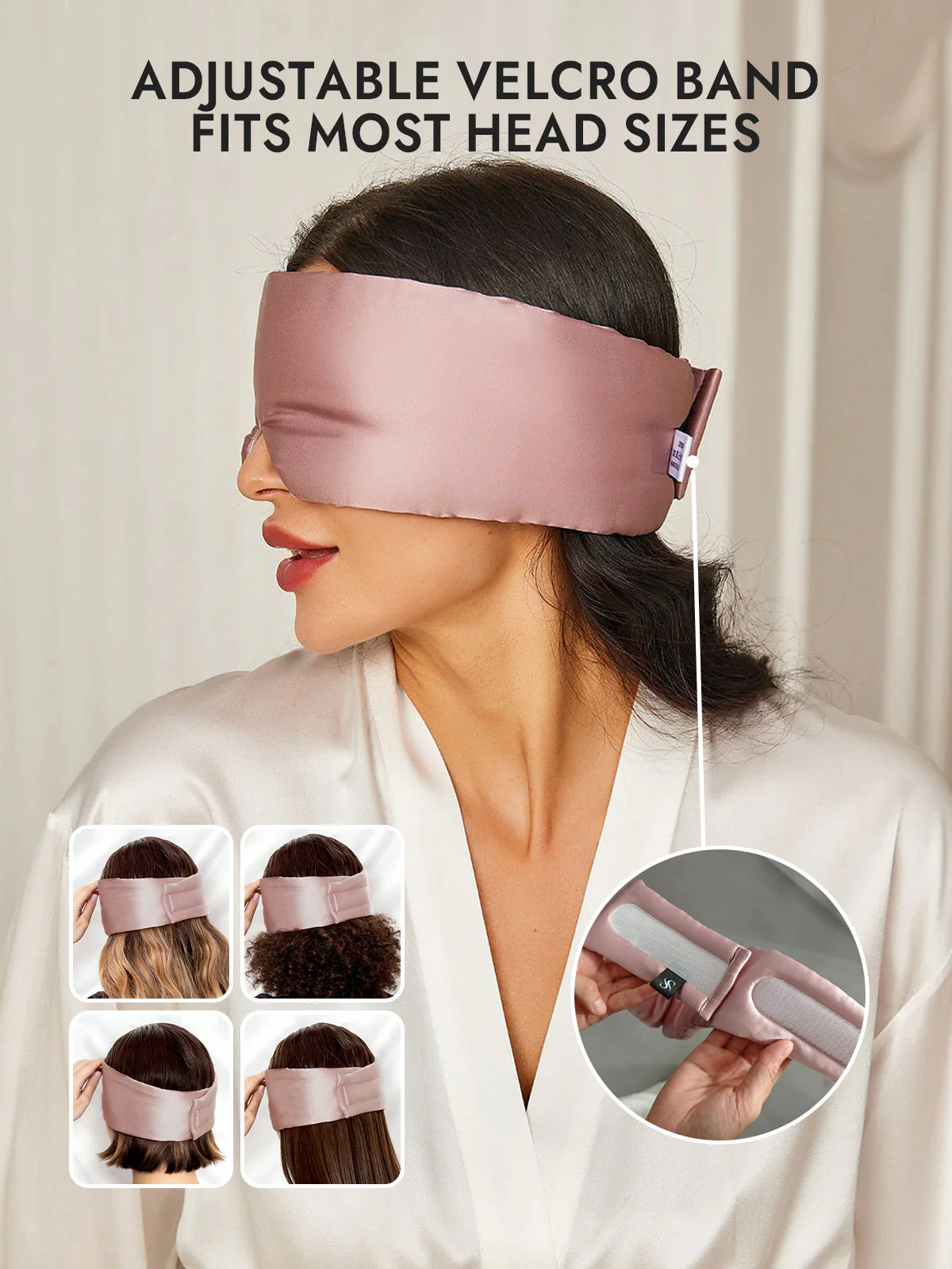 Elegant One Piece Silk Sleep Eye Mask - Image 22