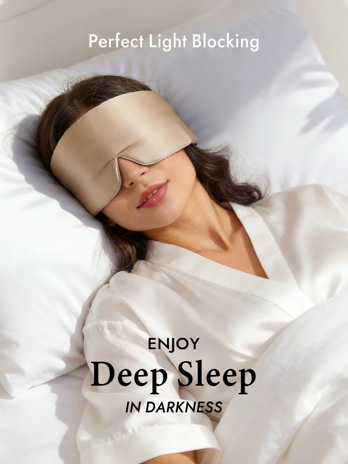 Elegant One Piece Silk Sleep Eye Mask - Image 39