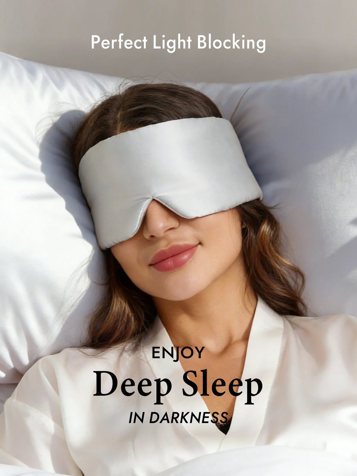 Elegant One Piece Silk Sleep Eye Mask - Image 45