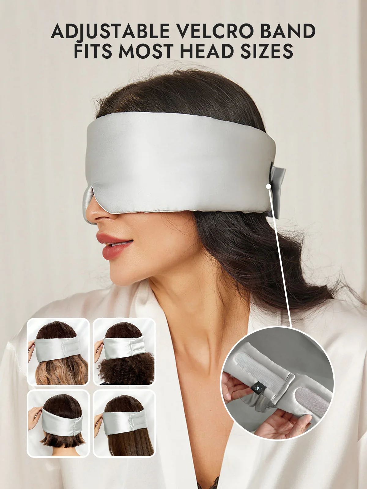 Elegant One Piece Silk Sleep Eye Mask - Image 46