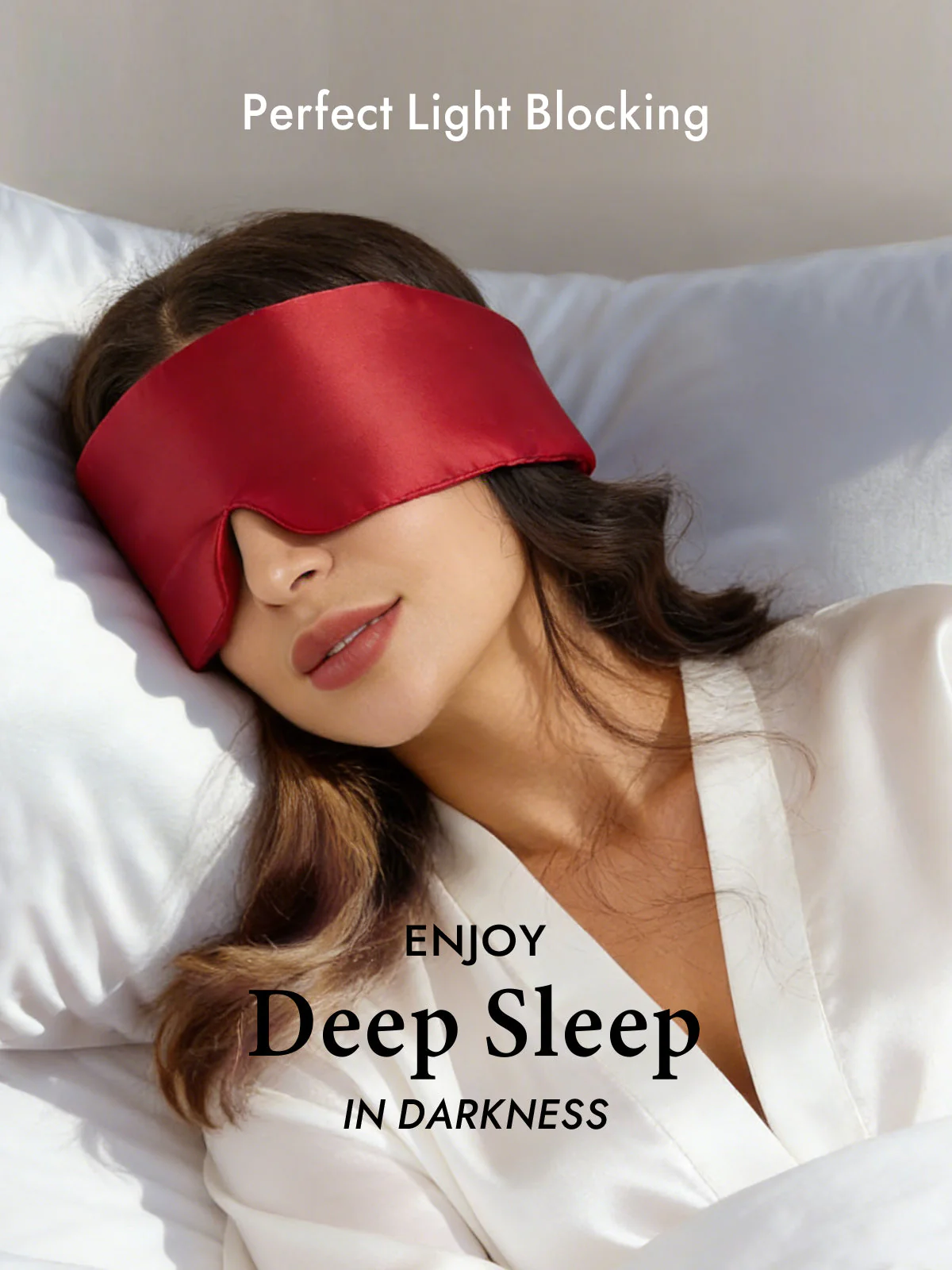 Elegant One Piece Silk Sleep Eye Mask - Image 57