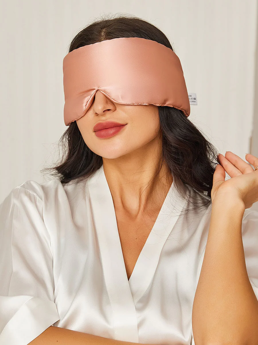Elegant One Piece Silk Sleep Eye Mask - Image 61