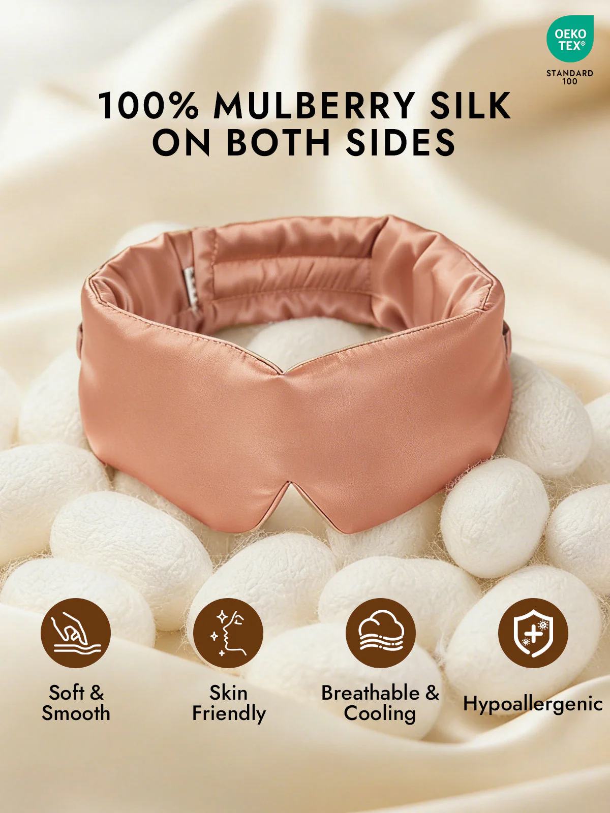 Elegant One Piece Silk Sleep Eye Mask - Image 62