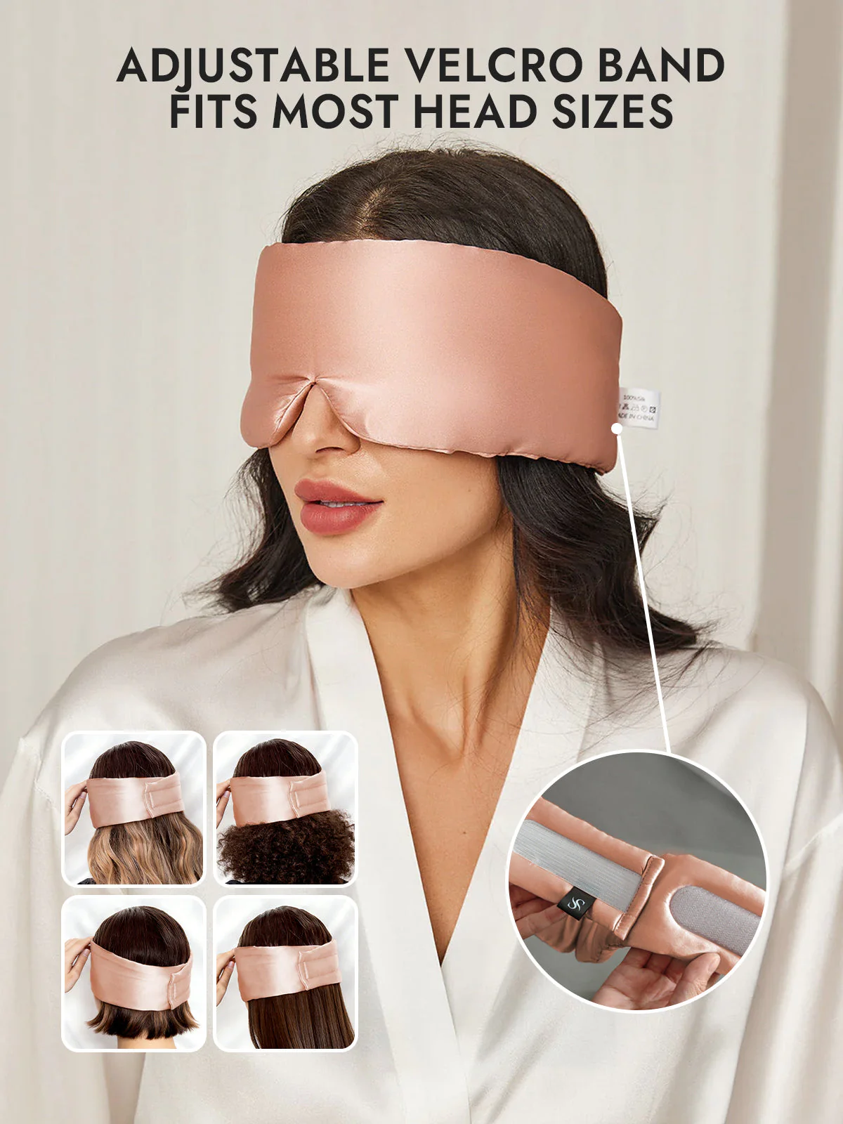 Elegant One Piece Silk Sleep Eye Mask - Image 64
