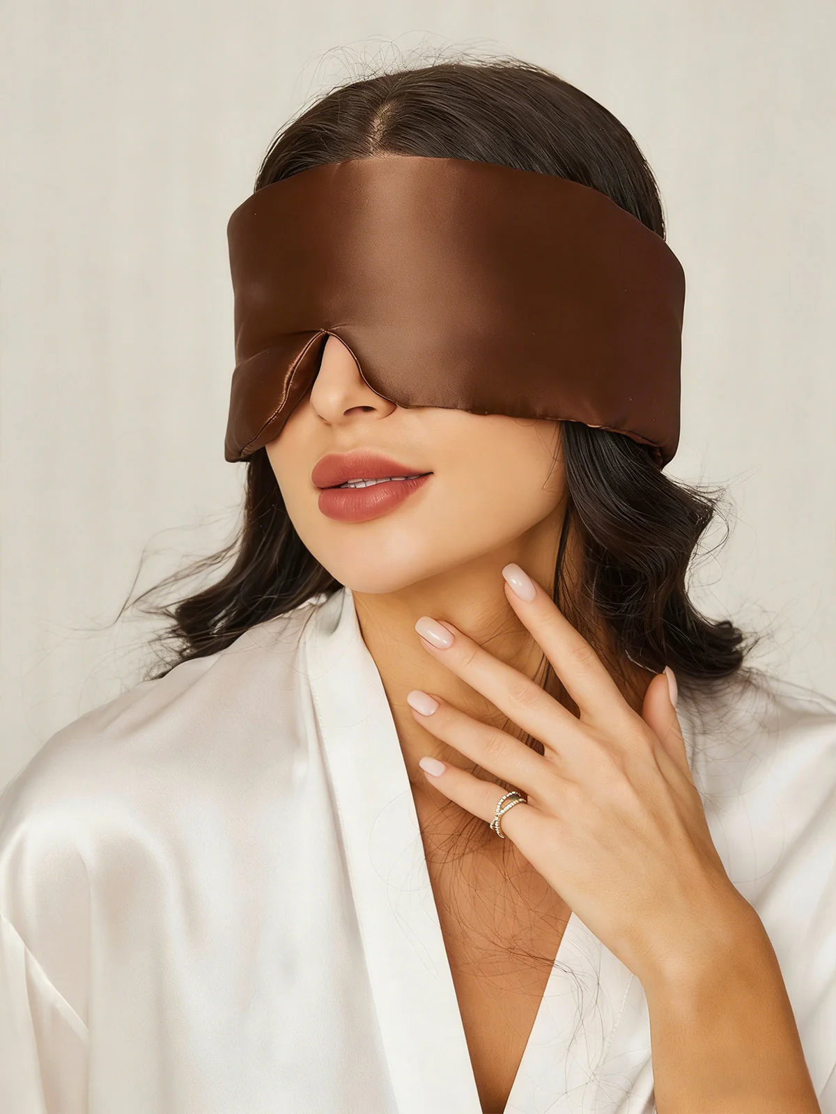 Elegant One Piece Silk Sleep Eye Mask - Image 73