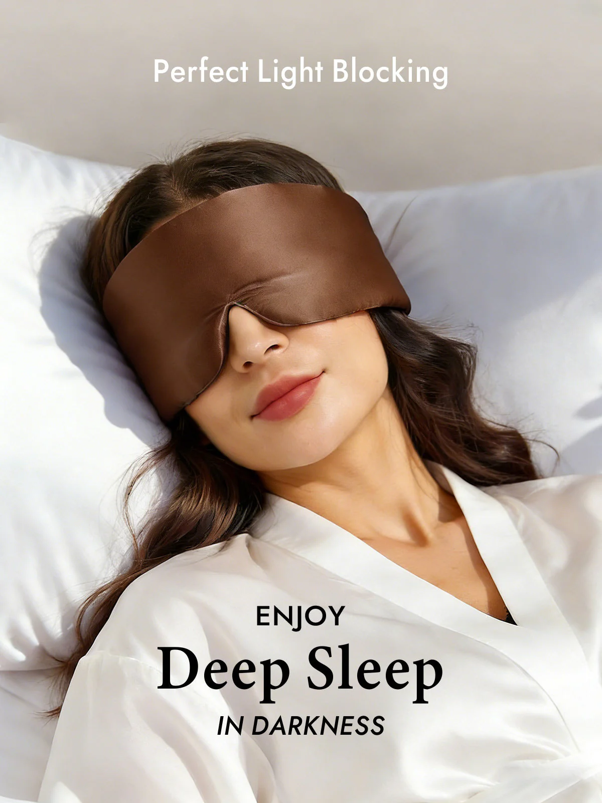 Elegant One Piece Silk Sleep Eye Mask - Image 75