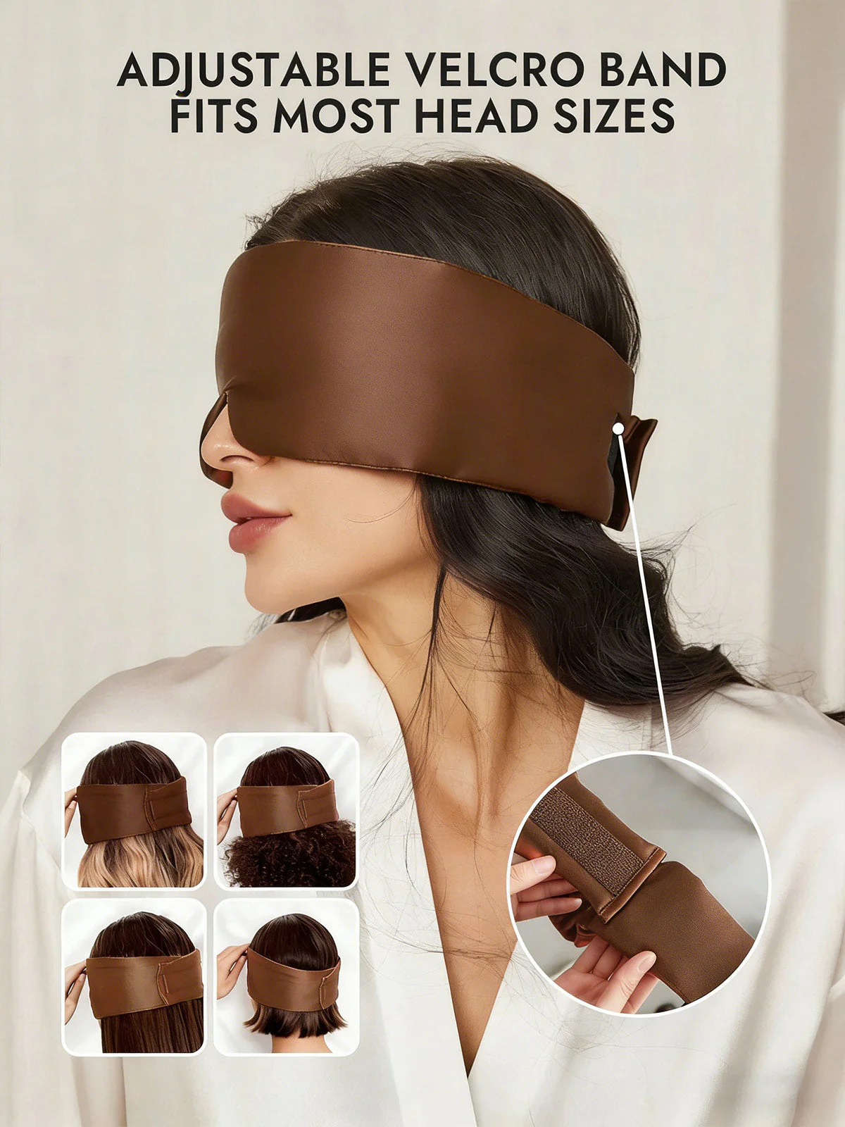 Elegant One Piece Silk Sleep Eye Mask - Image 76