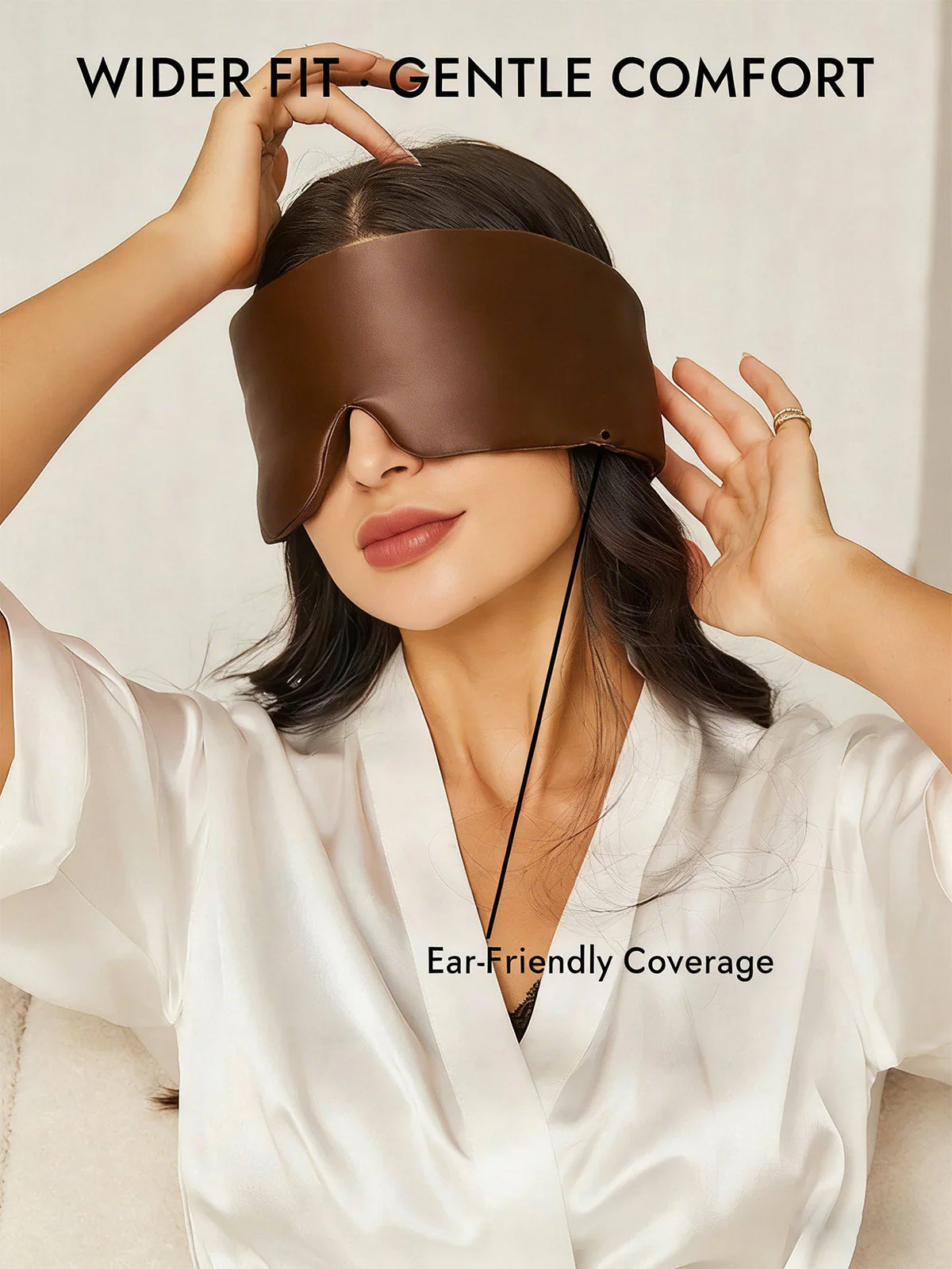 Elegant One Piece Silk Sleep Eye Mask - Image 77