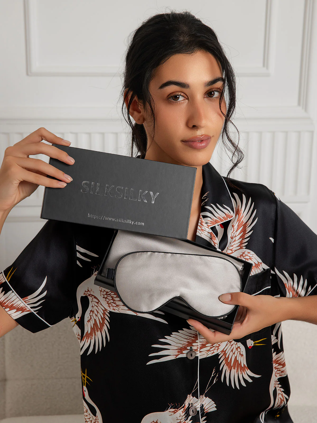 Gift Set - 19Momme 100% Mulberry Silk Pillowcase & Eye Mask - Image 18