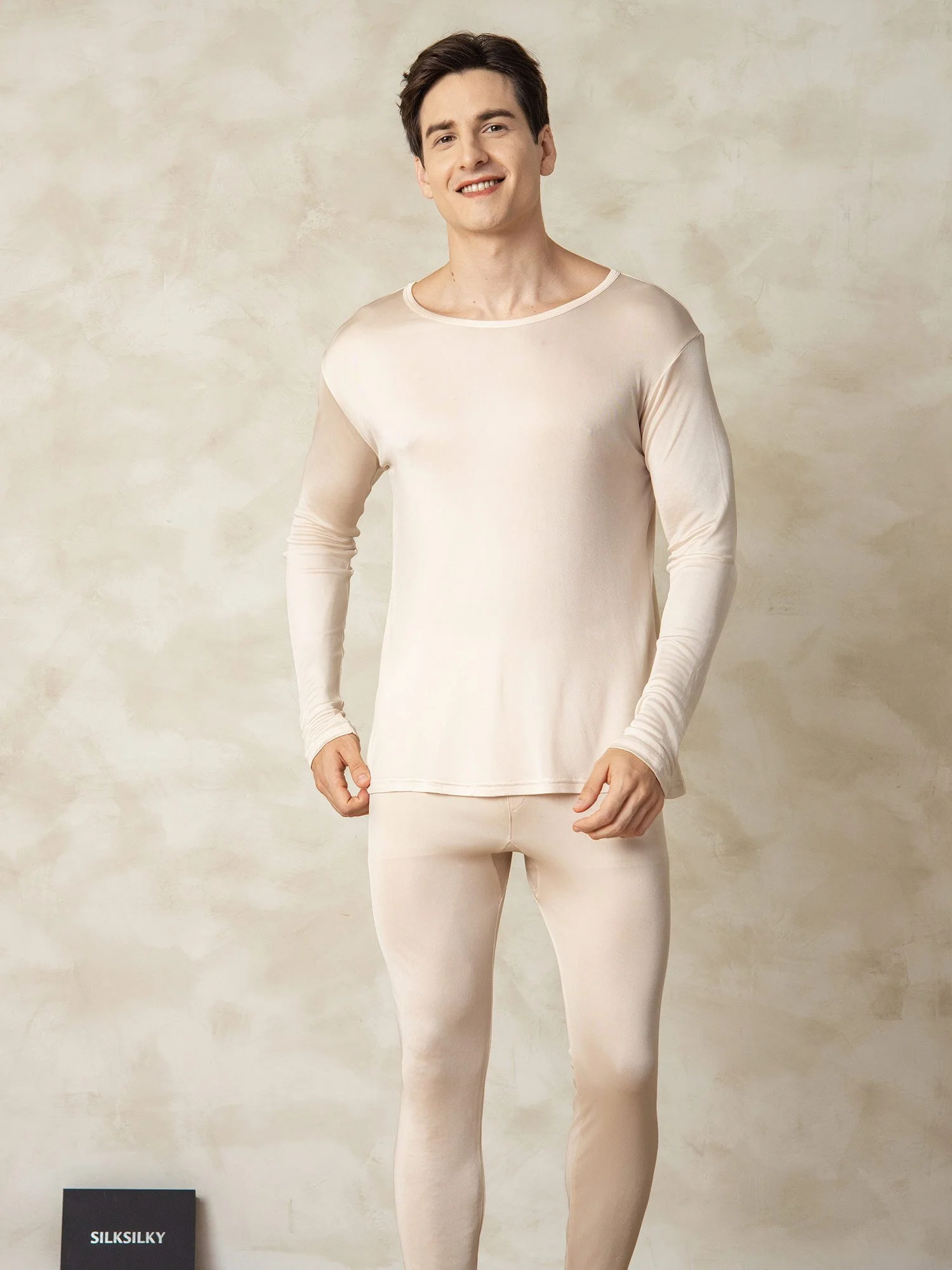 Men's Silk Jersey Long Sleeve Long Johns - Image 15