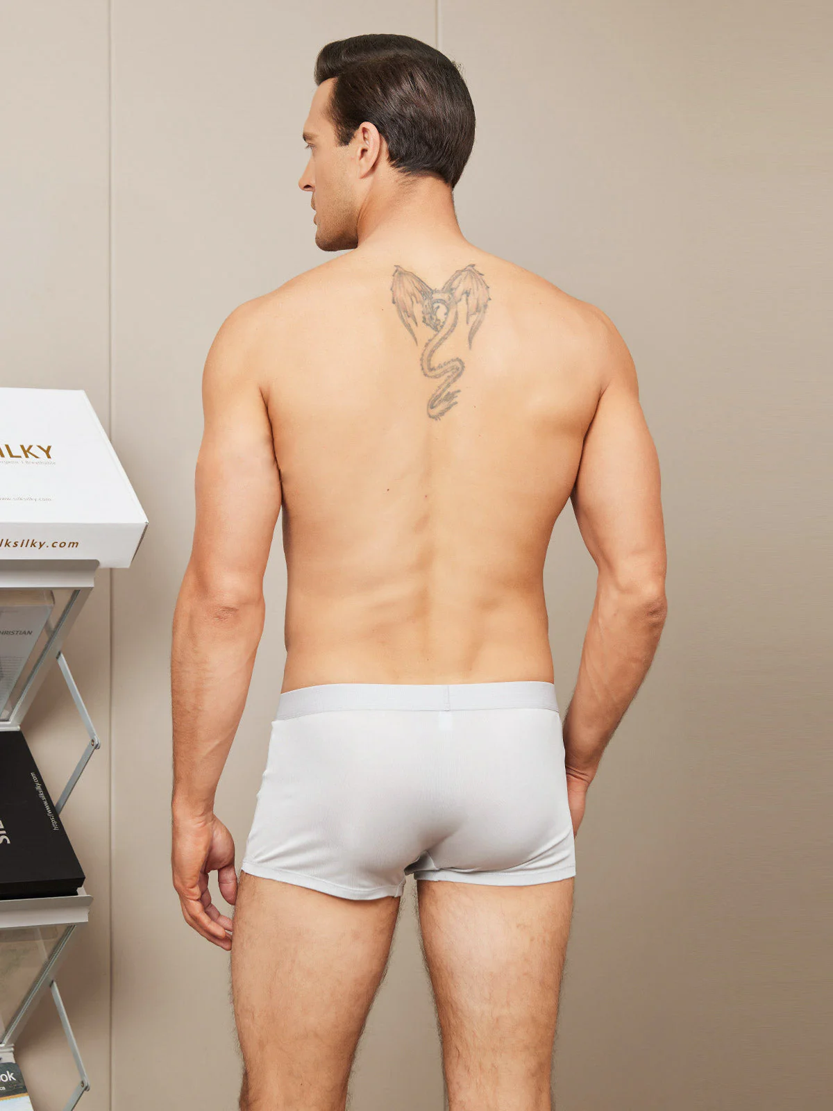 Men‘s Pure Silk Boxer Briefs Underwear - Image 20