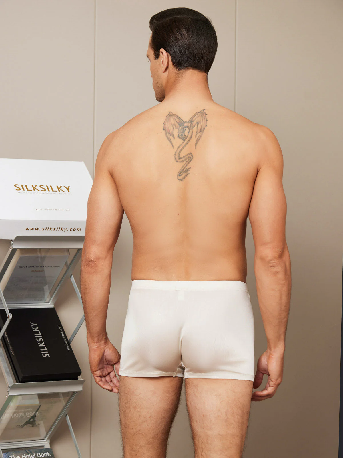 Men‘s Pure Silk Boxer Briefs Underwear - Image 18